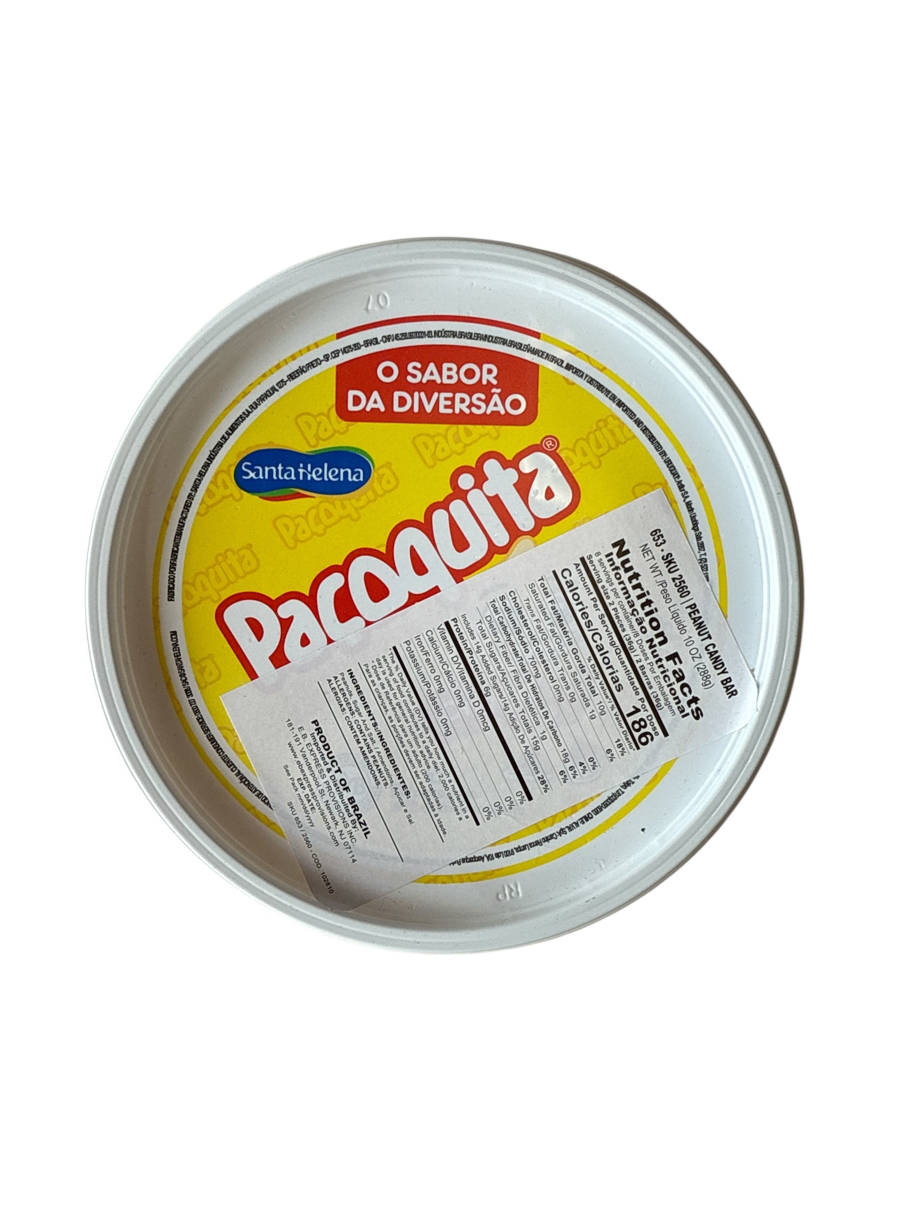 Santa Helena - Paçoquita Retang. Emb., 288g