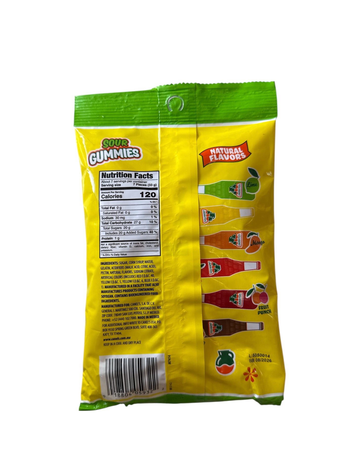 Canel’s - Jarritos Sour Gummies, 8 oz