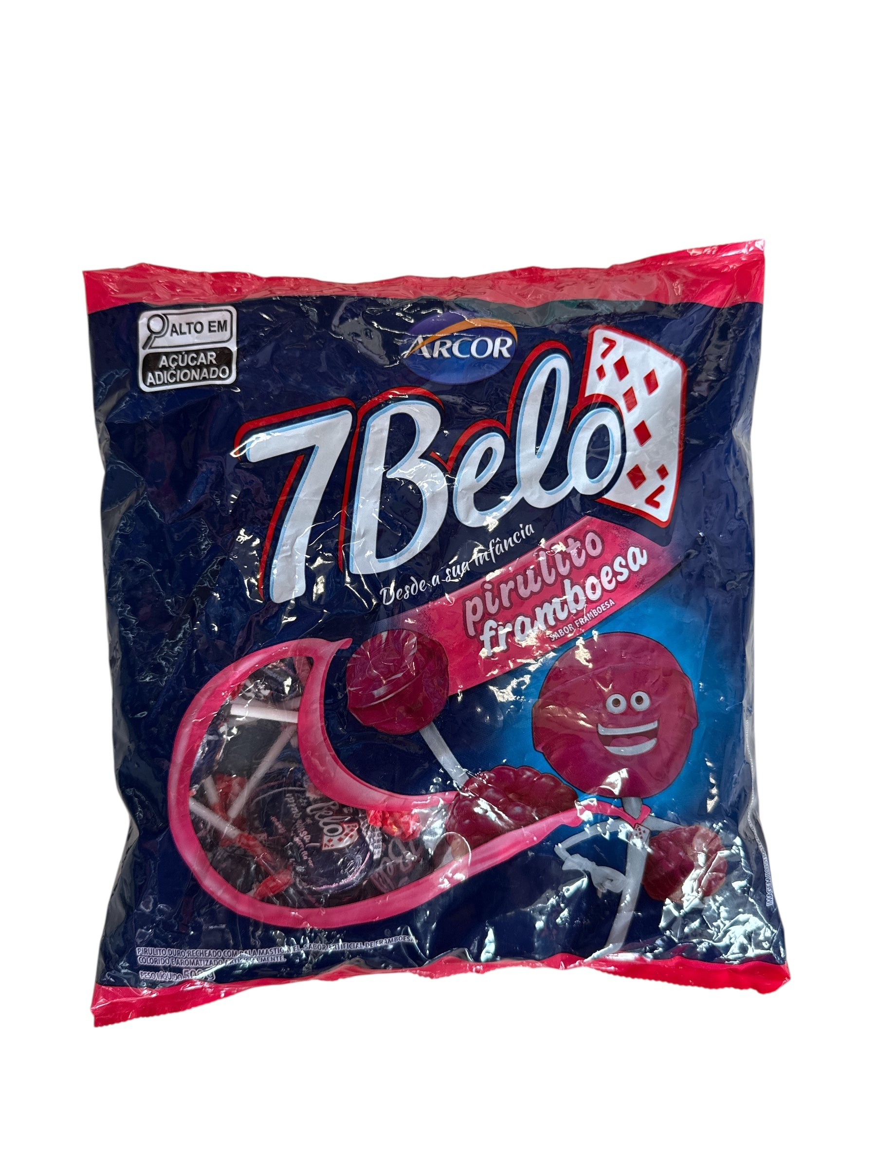 Arcor - 7 Belo Pirulito Framboesa, 21.1 oz