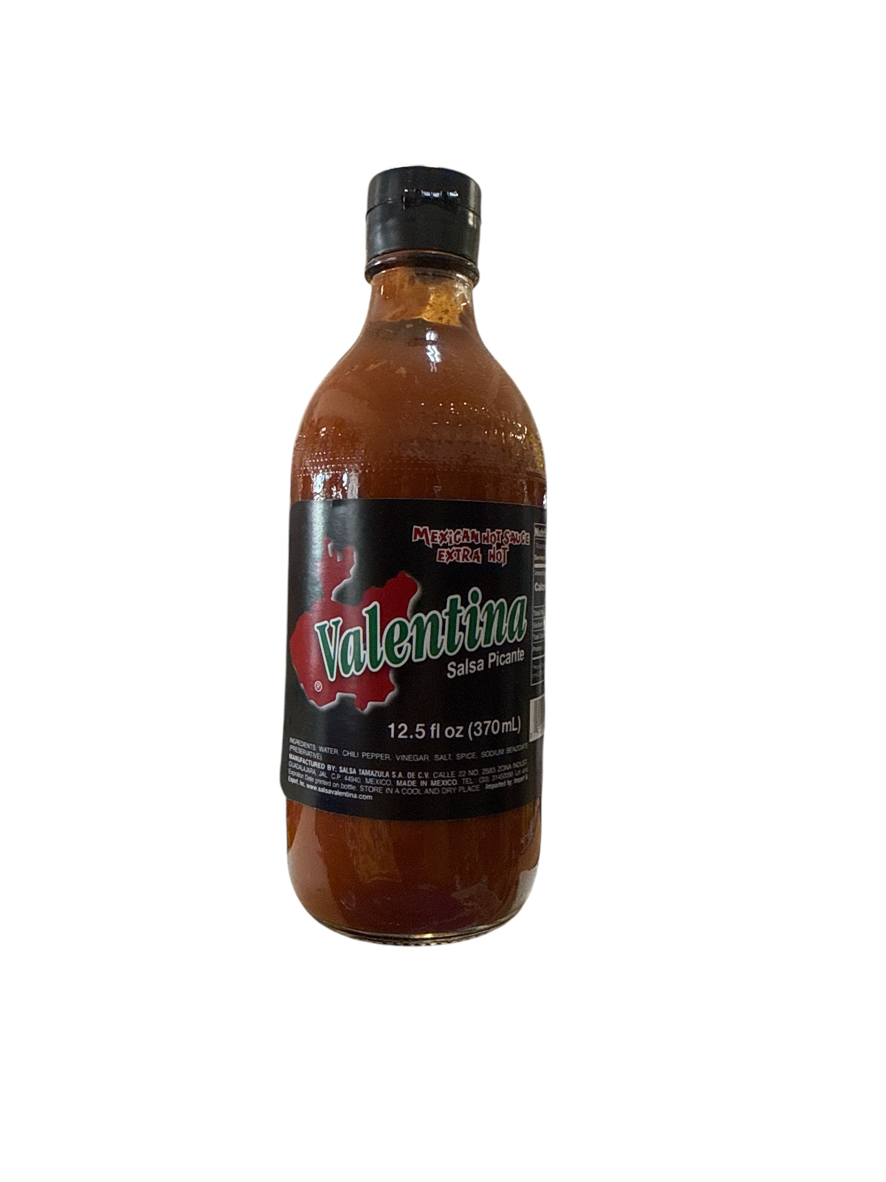 Valentina - Salsa Black Extra Hot, 12.5 oz, Single Bottle