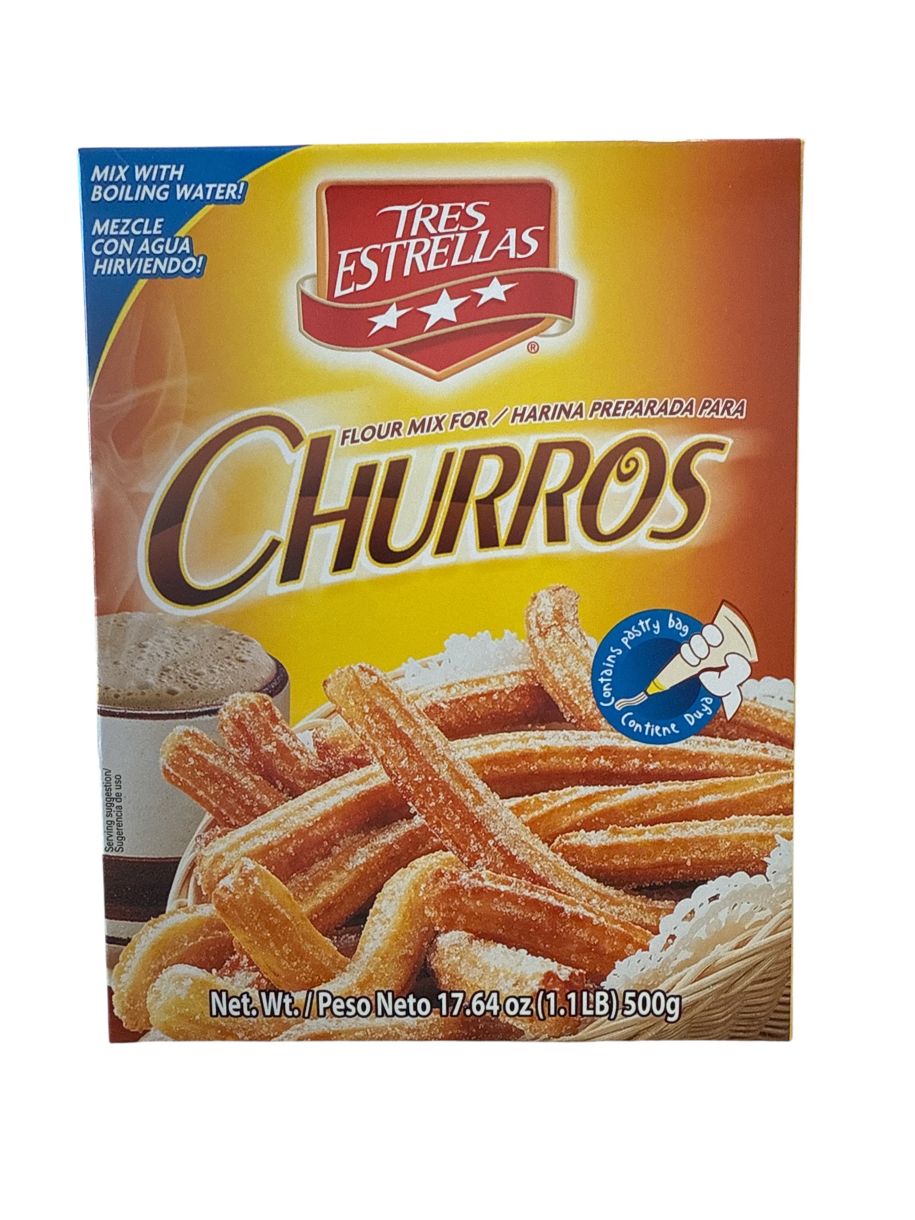 Tres Estrellas - Churros Flour 17.6 Oz