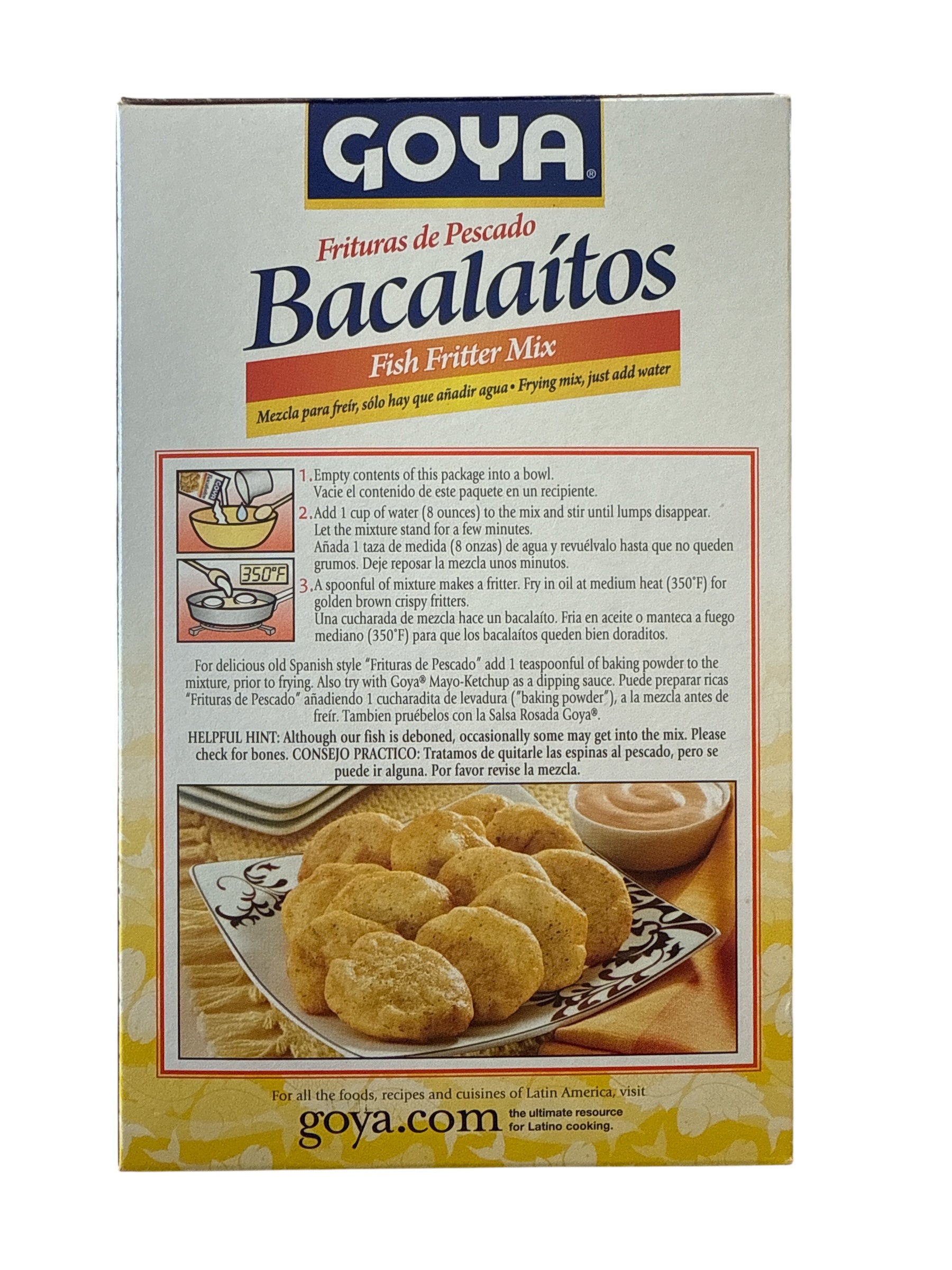 Goya - Bacalaitos, 4.5 Oz, Single box