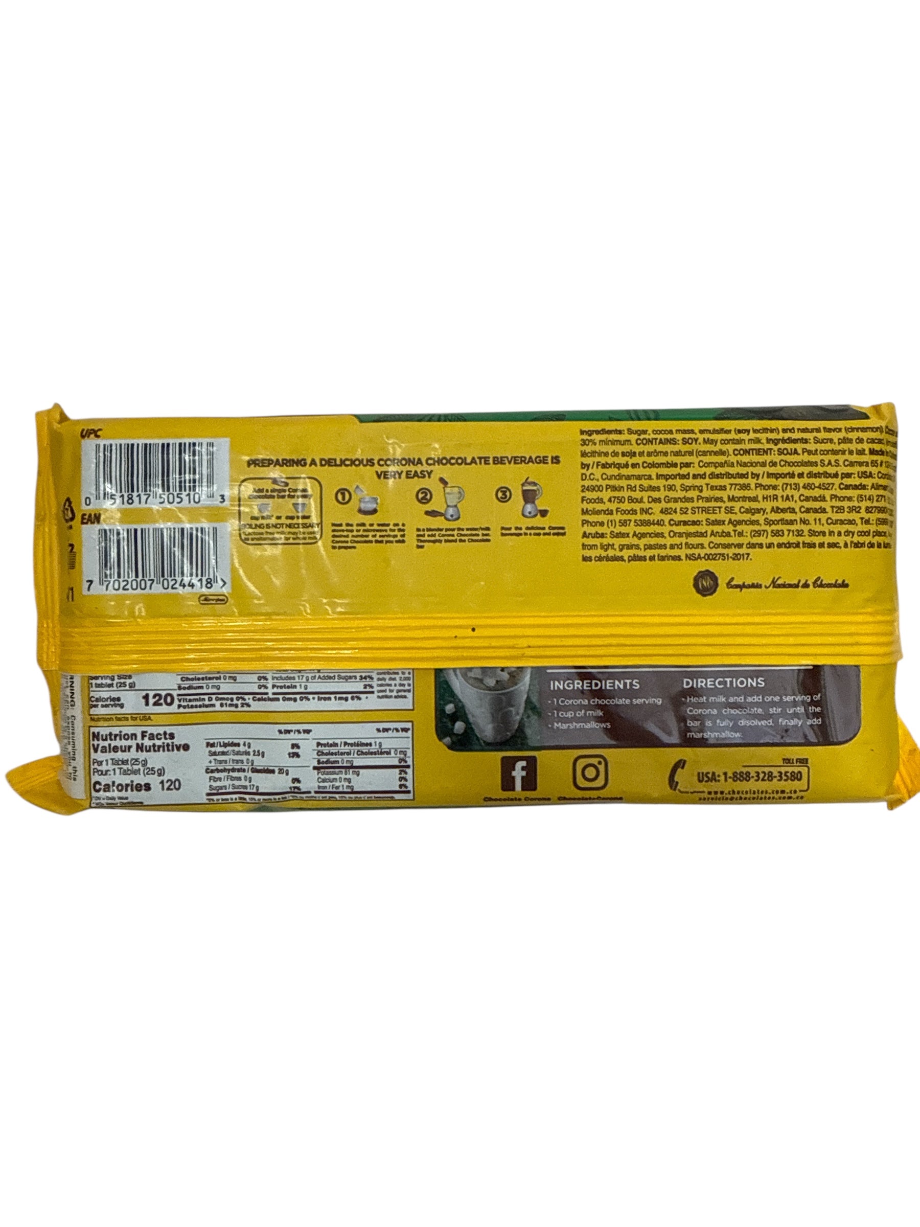 Corona- Chocolate Dulce, 17.6 oz