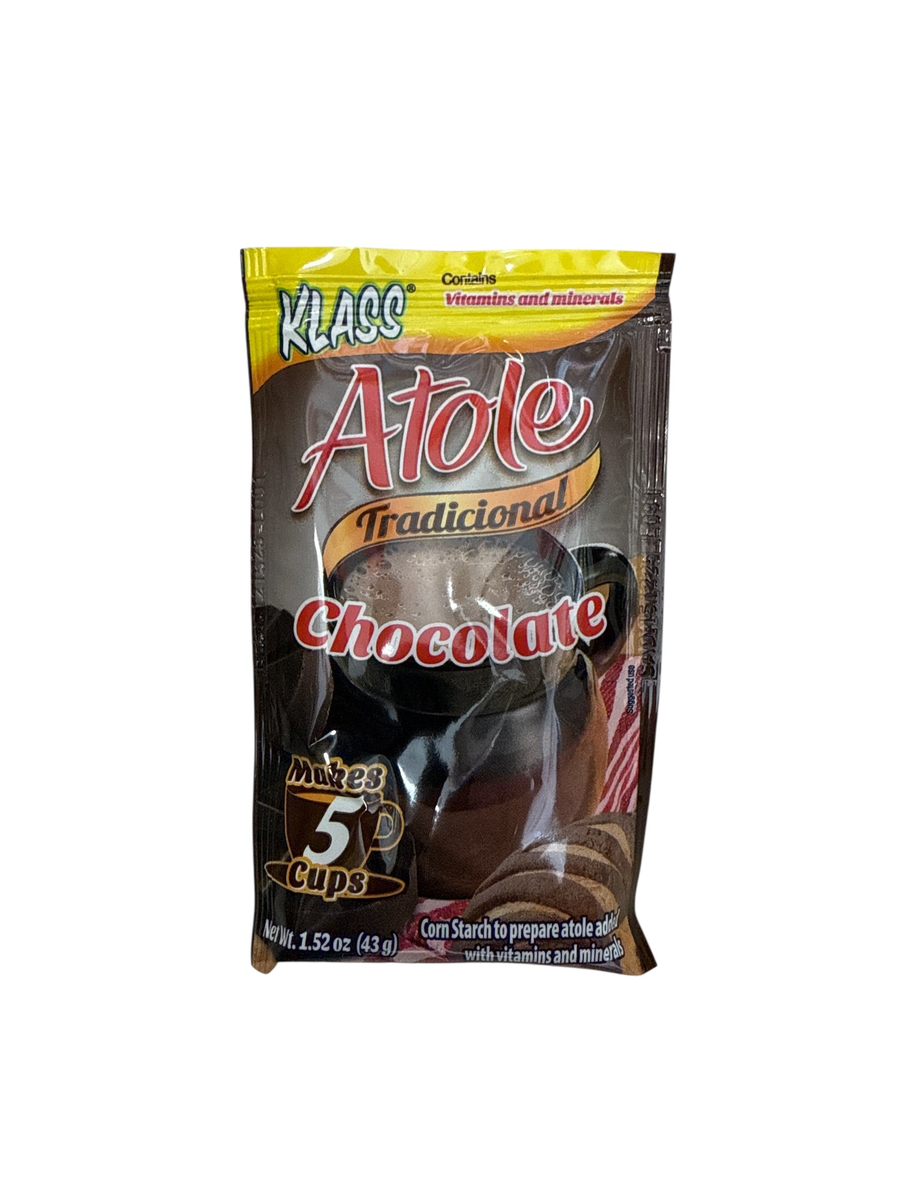 Klass - Atole tradicional chocolate (1.52oz)