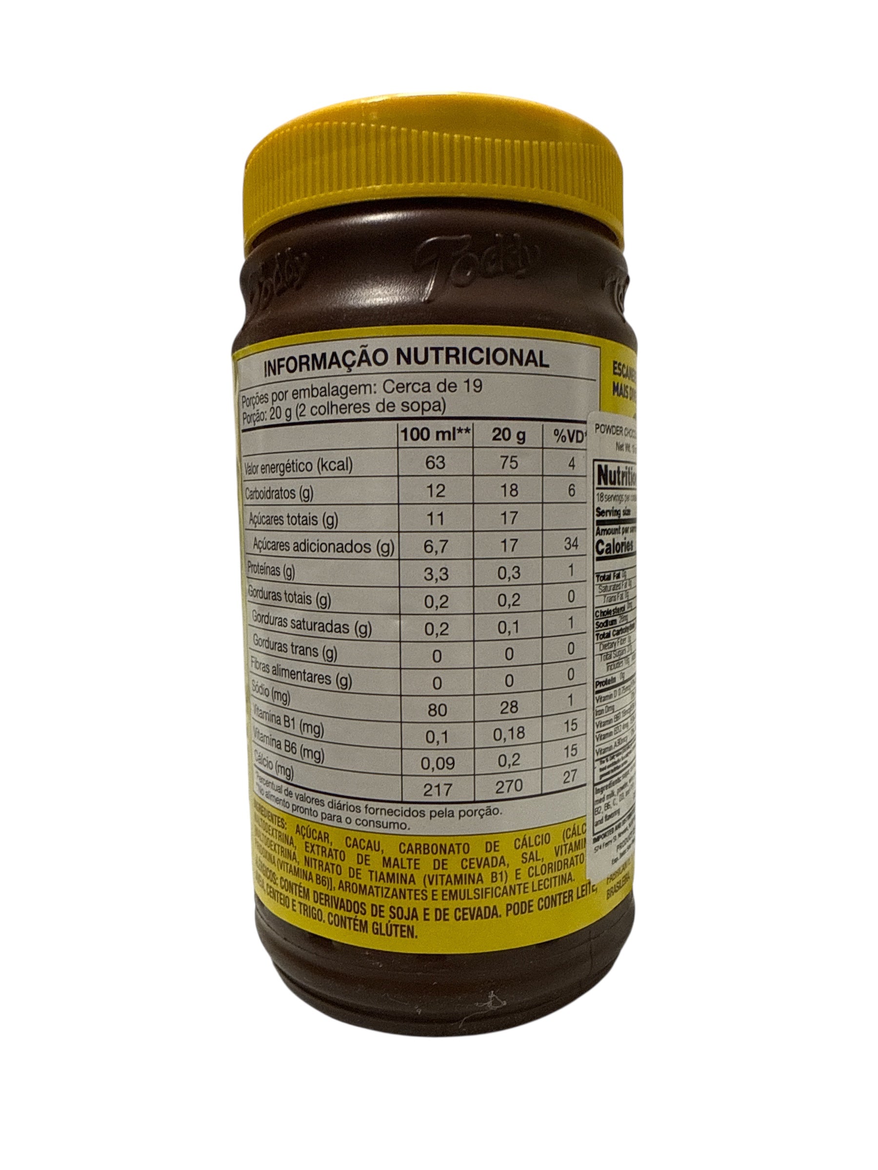 Toddy - Chocolate em Po (370gr)