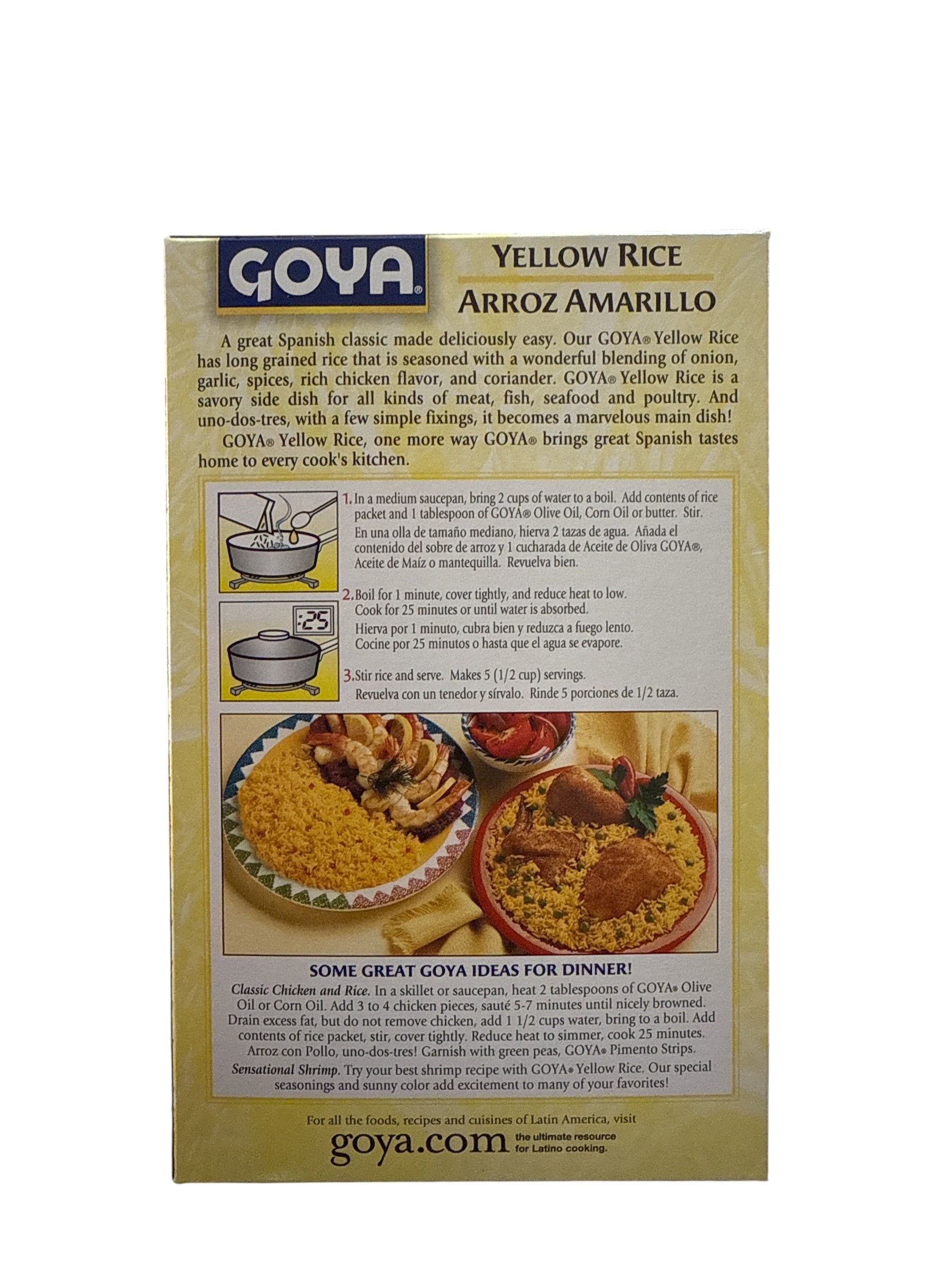 Goya - Yellow Rice Mix, 7 oz, Box