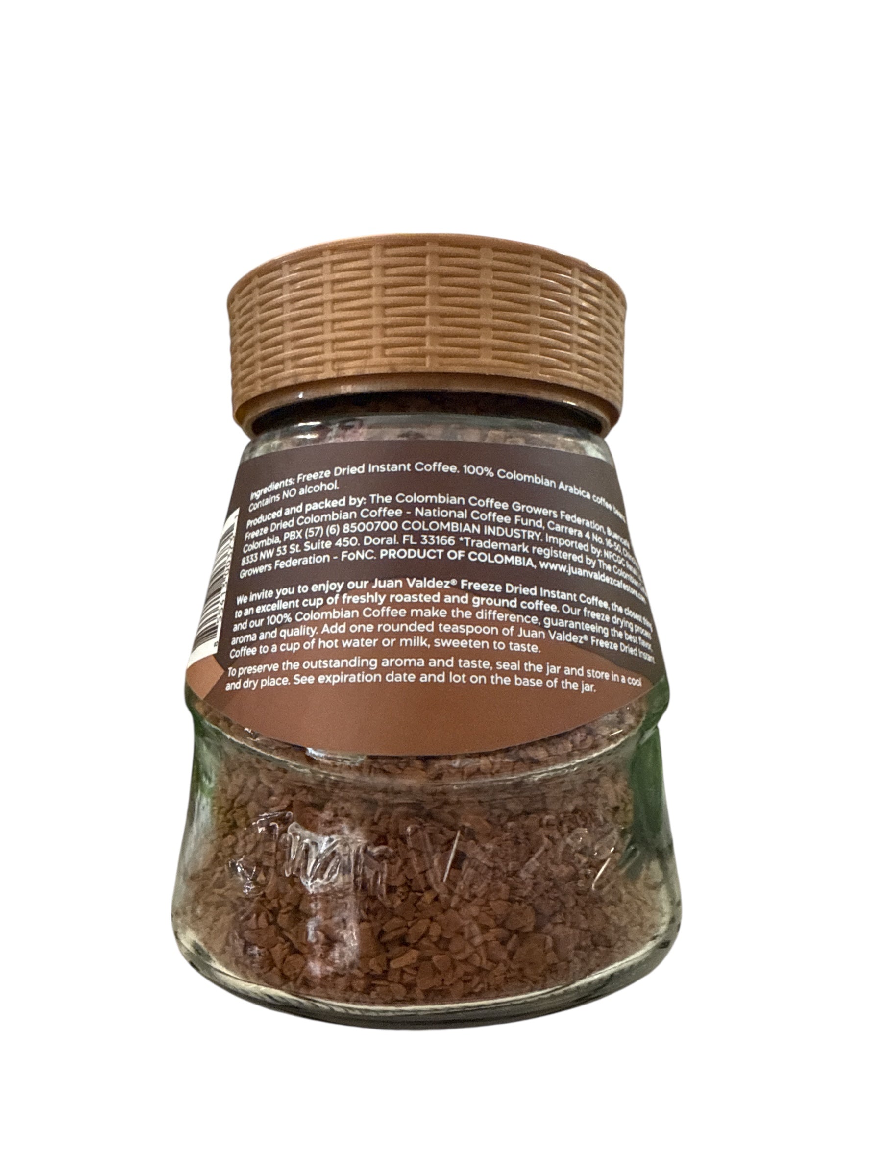 Juan Valdez - Freeze Dried Instant Coffee, 3.5 oz, Single pack