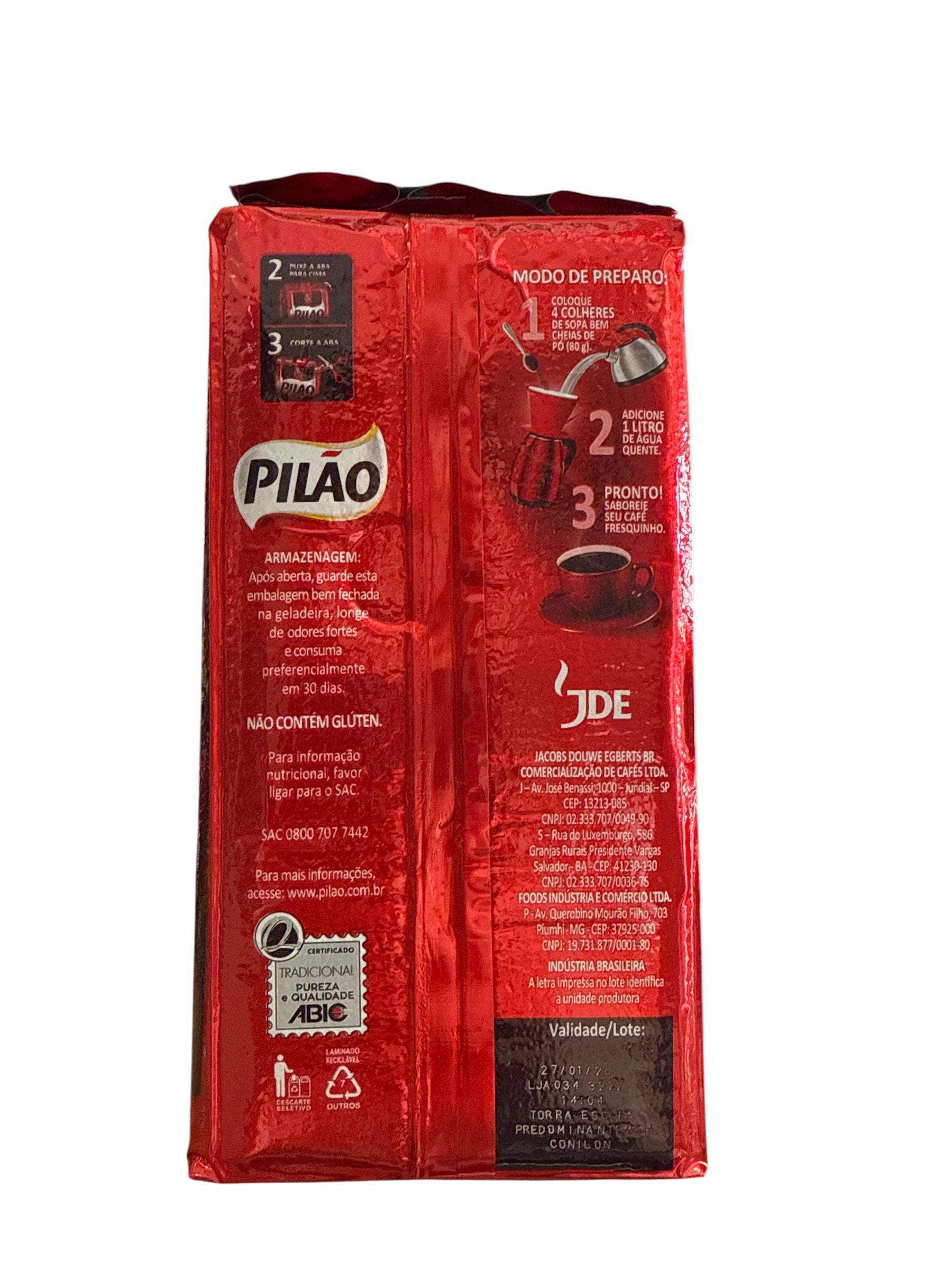 Pilao - Cafe tradicional, 500g, Single Pack