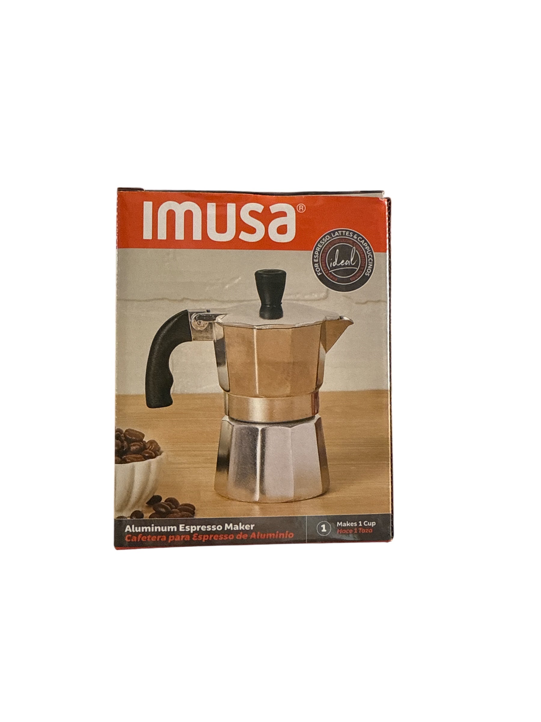 Imusa- Aluminum Espresso/ Coffee Maker- 1 cup