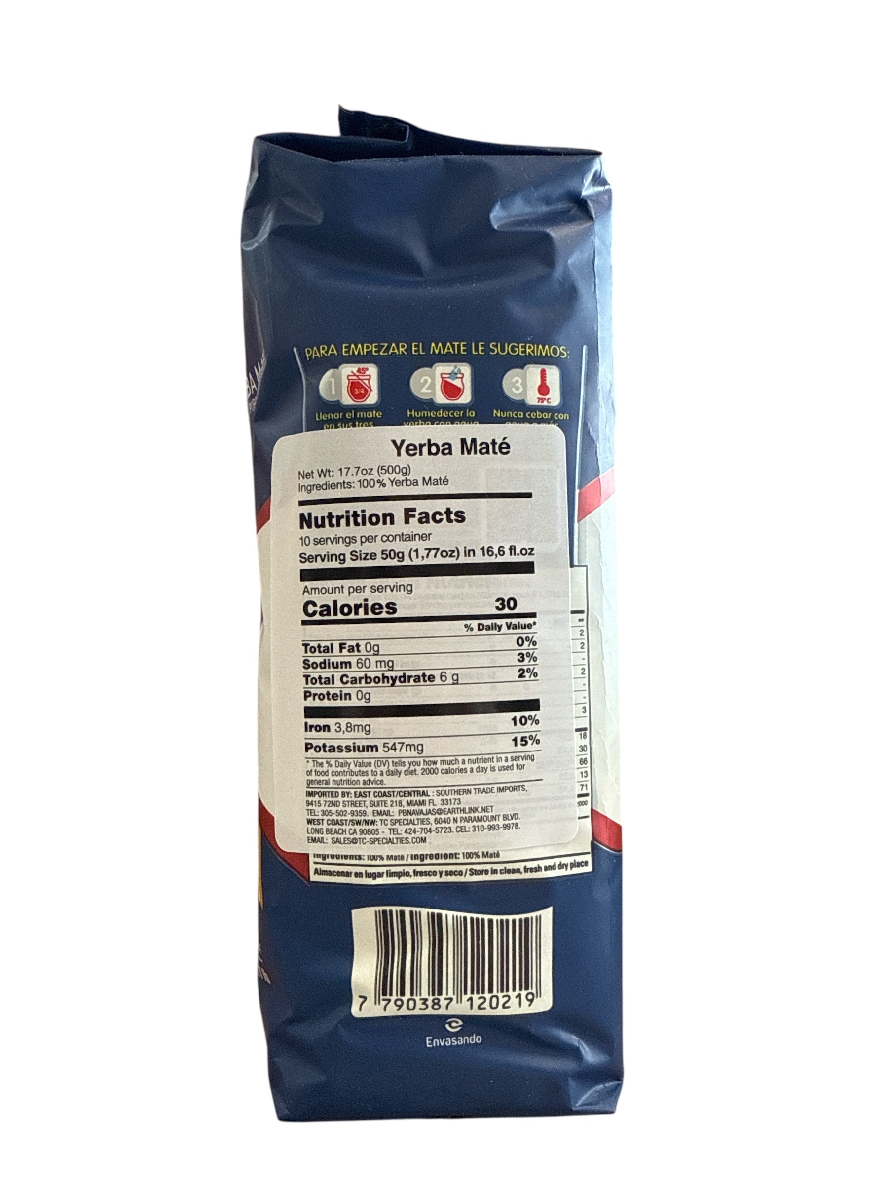 Taragui - Yerba Mate Sin Palo (500 g)