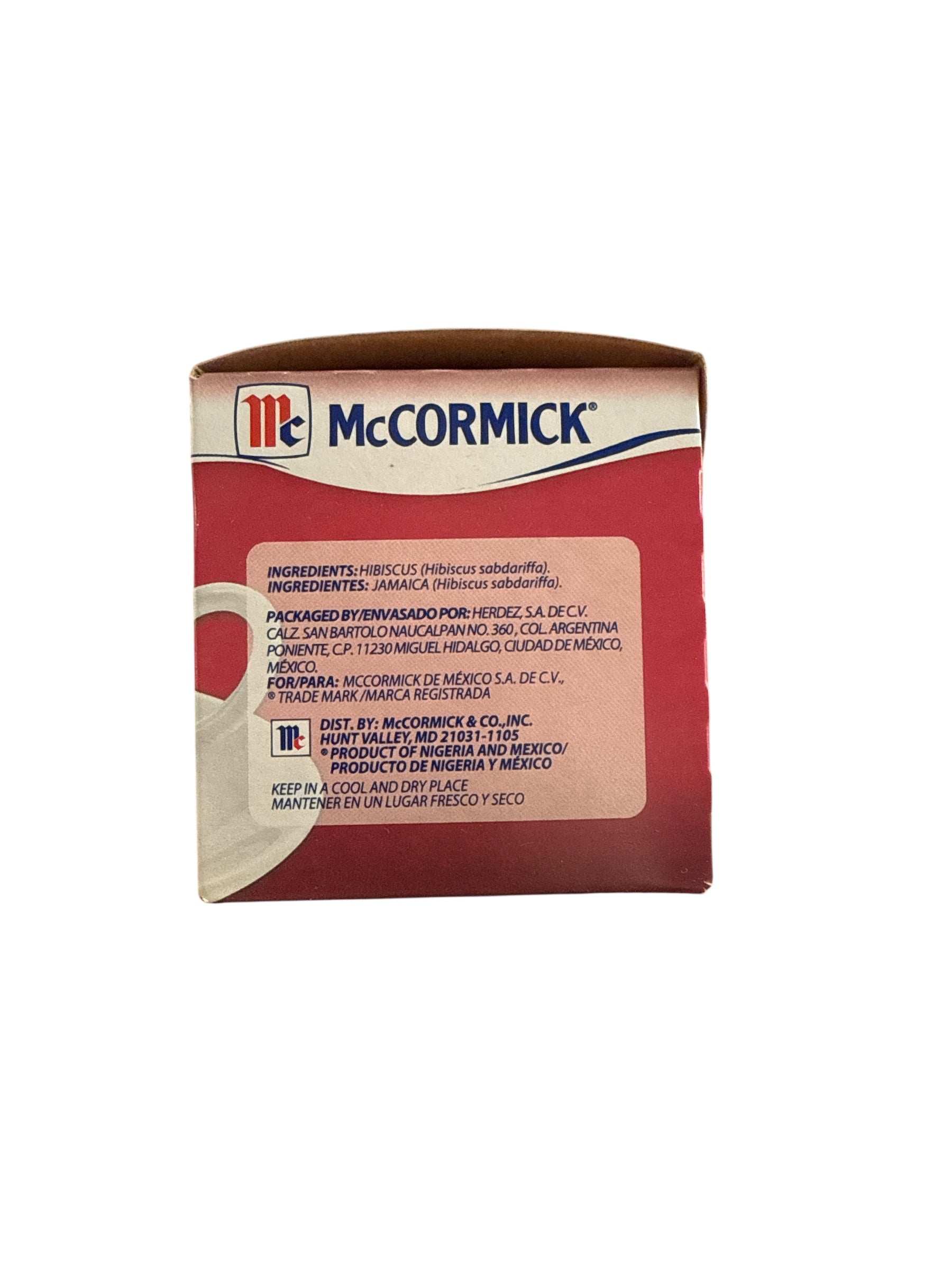 McCormick - Hibiscus tea, 25 ct