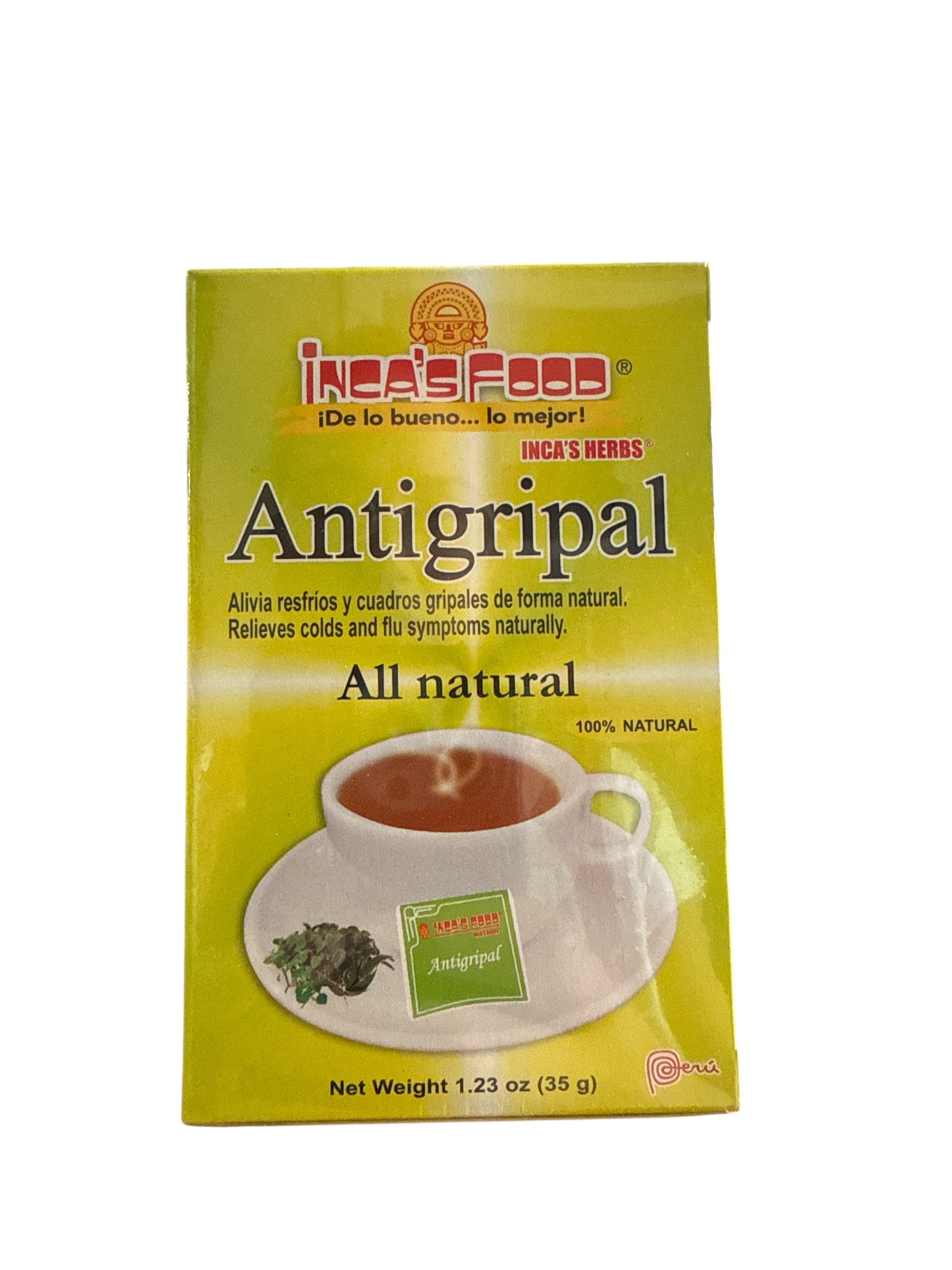 Incas Food - Te antigripal, 1.23 oz, Box with 25