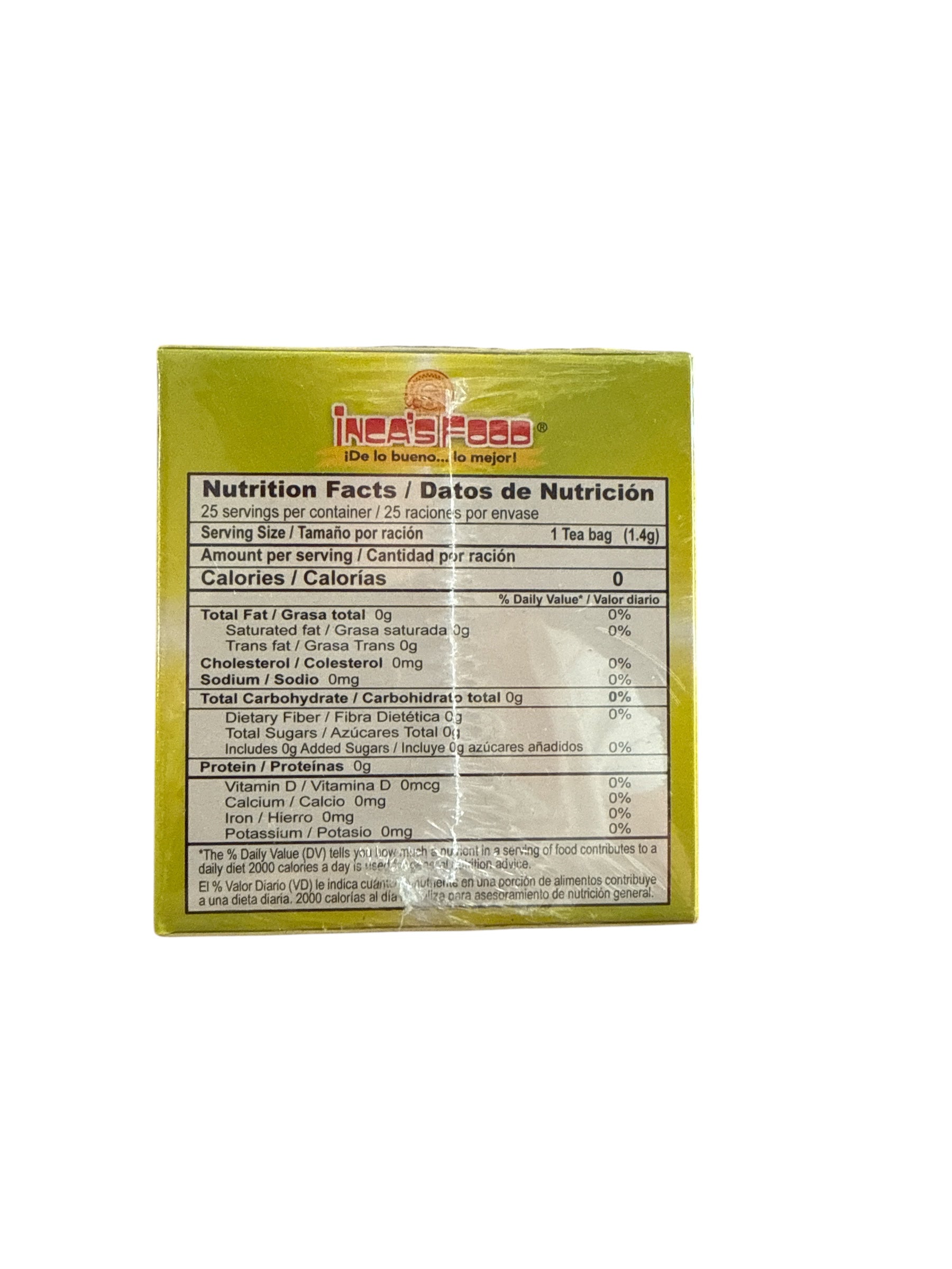 Incas Food - Te antigripal, 1.23 oz, Box with 25