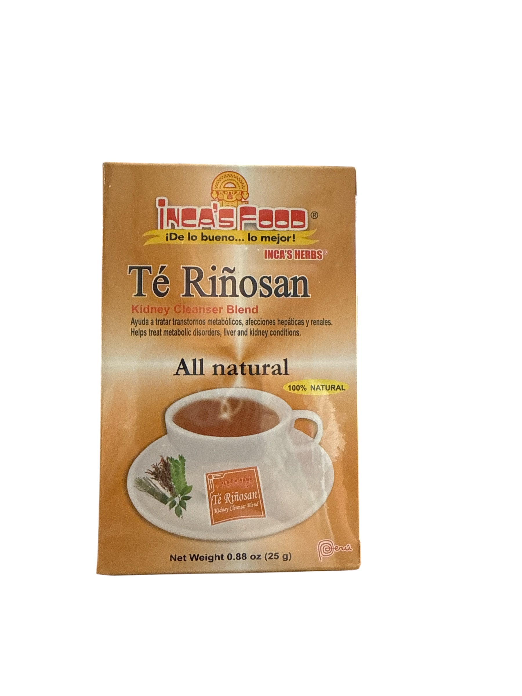Incas Food - Te Rinosan, 1.23 oz, Box with 25