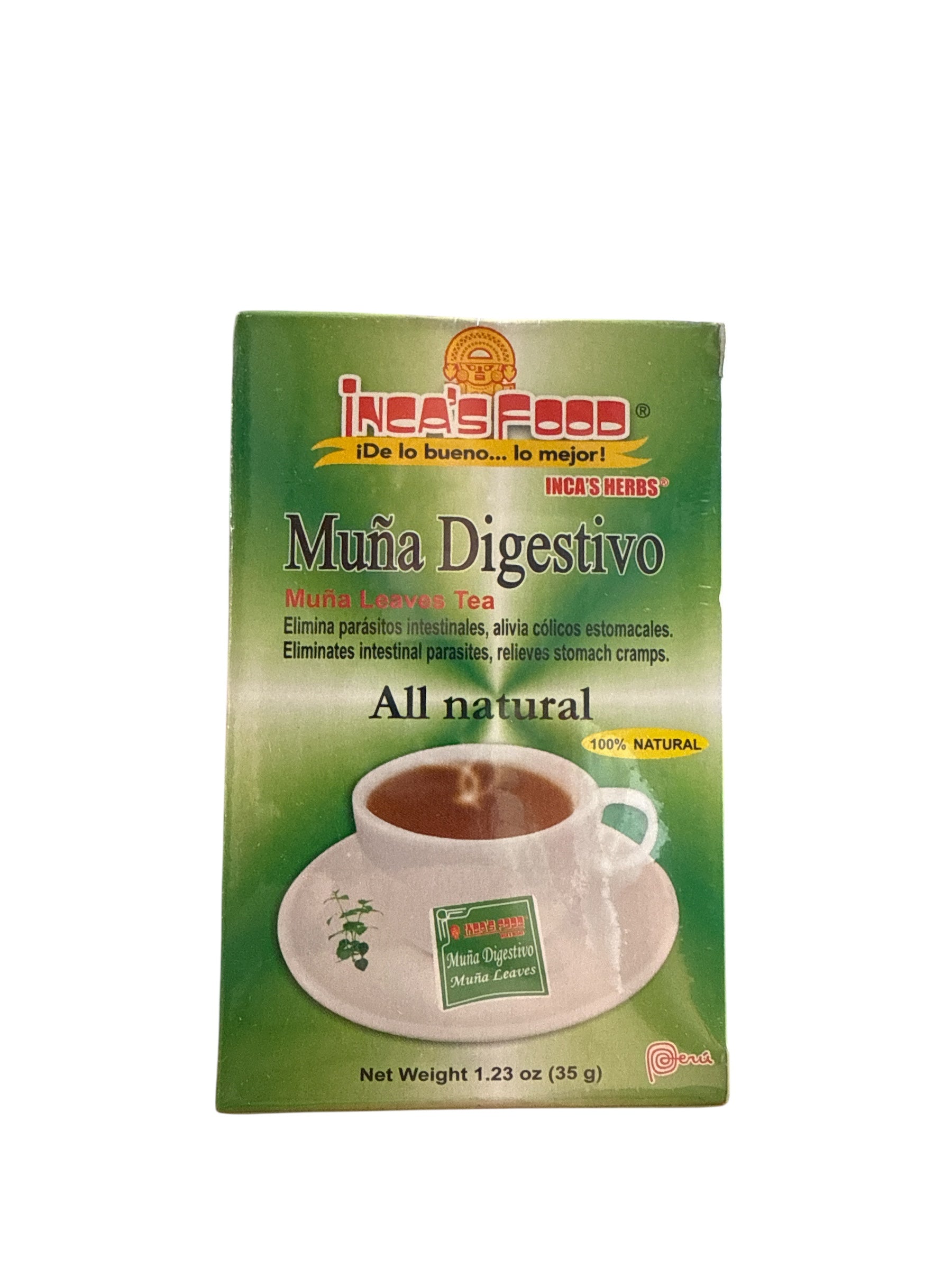 Inca Food- Te muña Digestivo, 25 units
