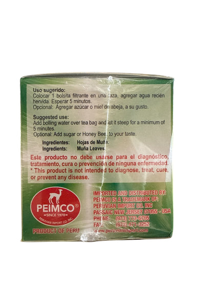 Inca Food- Te muña Digestivo, 25 units