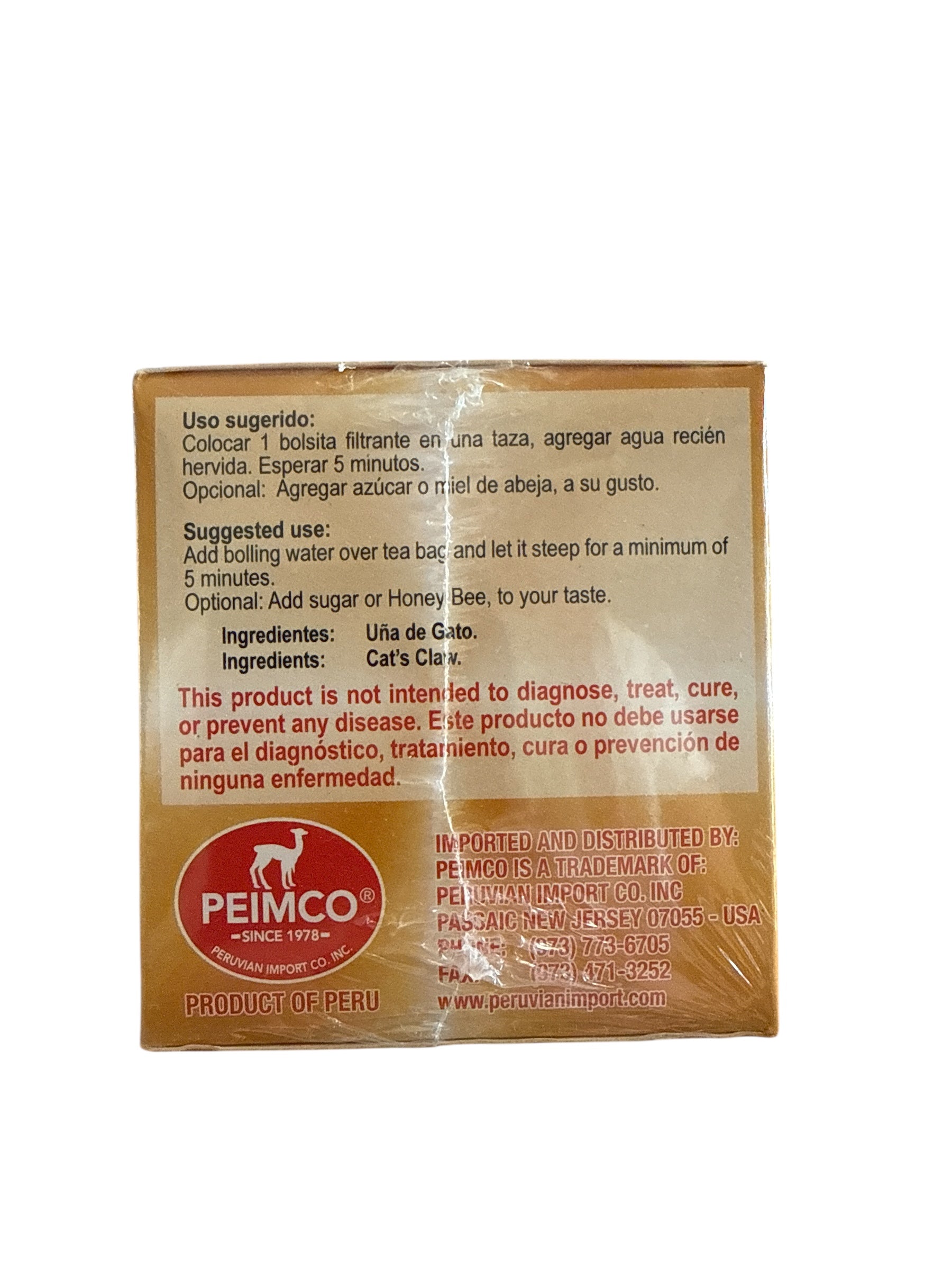 Inca Food- Te uña de gato, 25 units