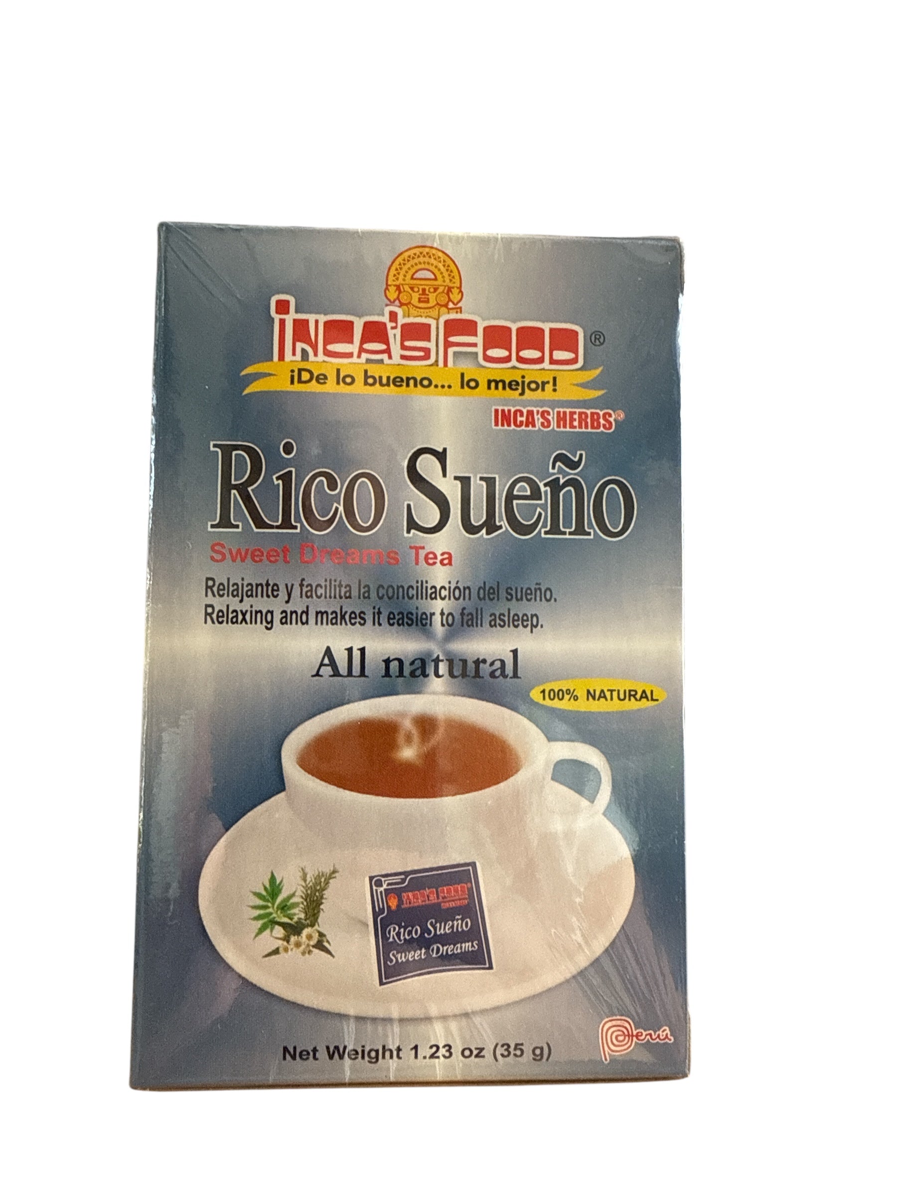 Inca’s Food- Te Rico Sueño/ Sleepytime Tea, 25 units