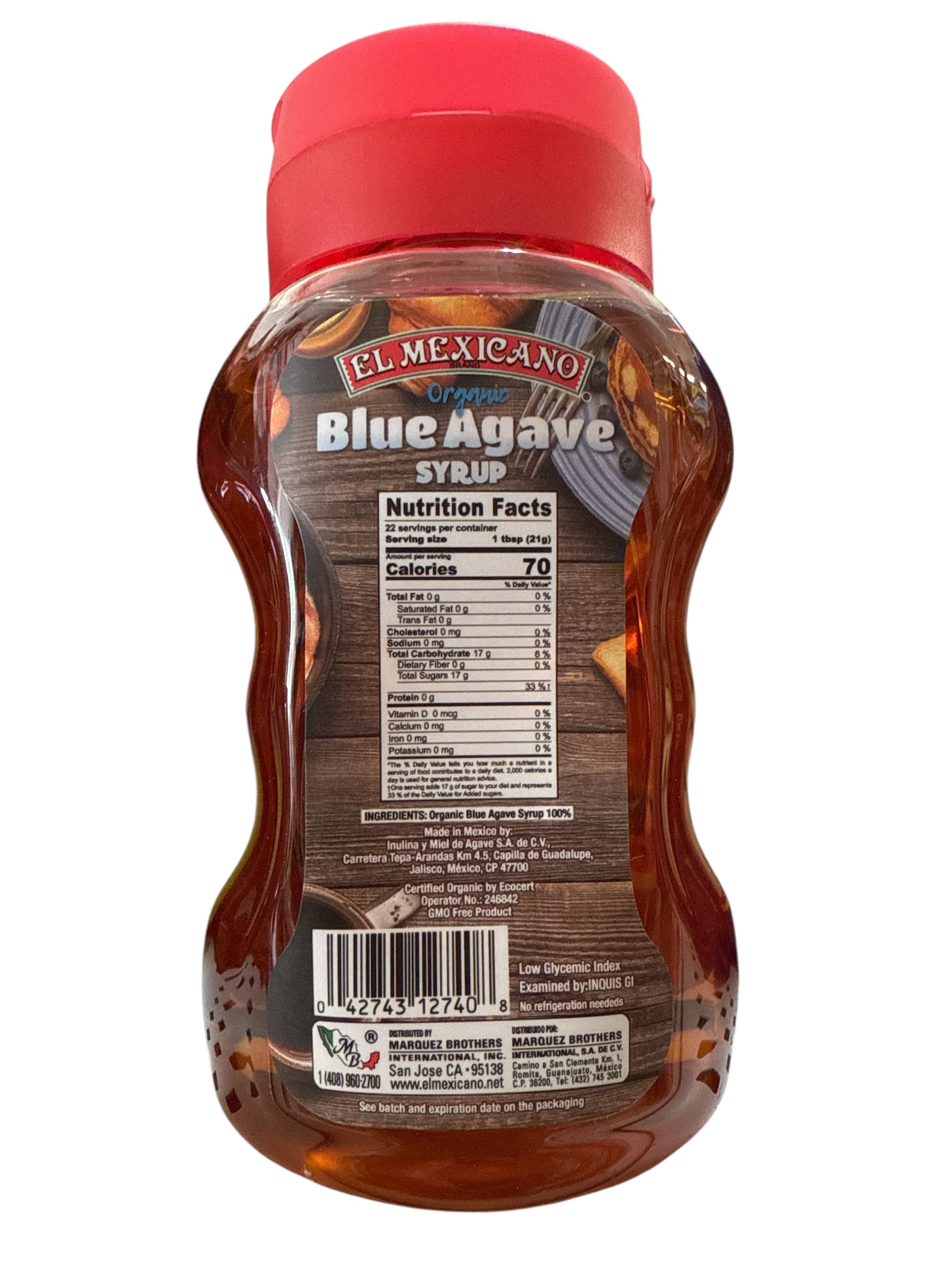 El Mexicano- Organic Blue Agave, 16 oz