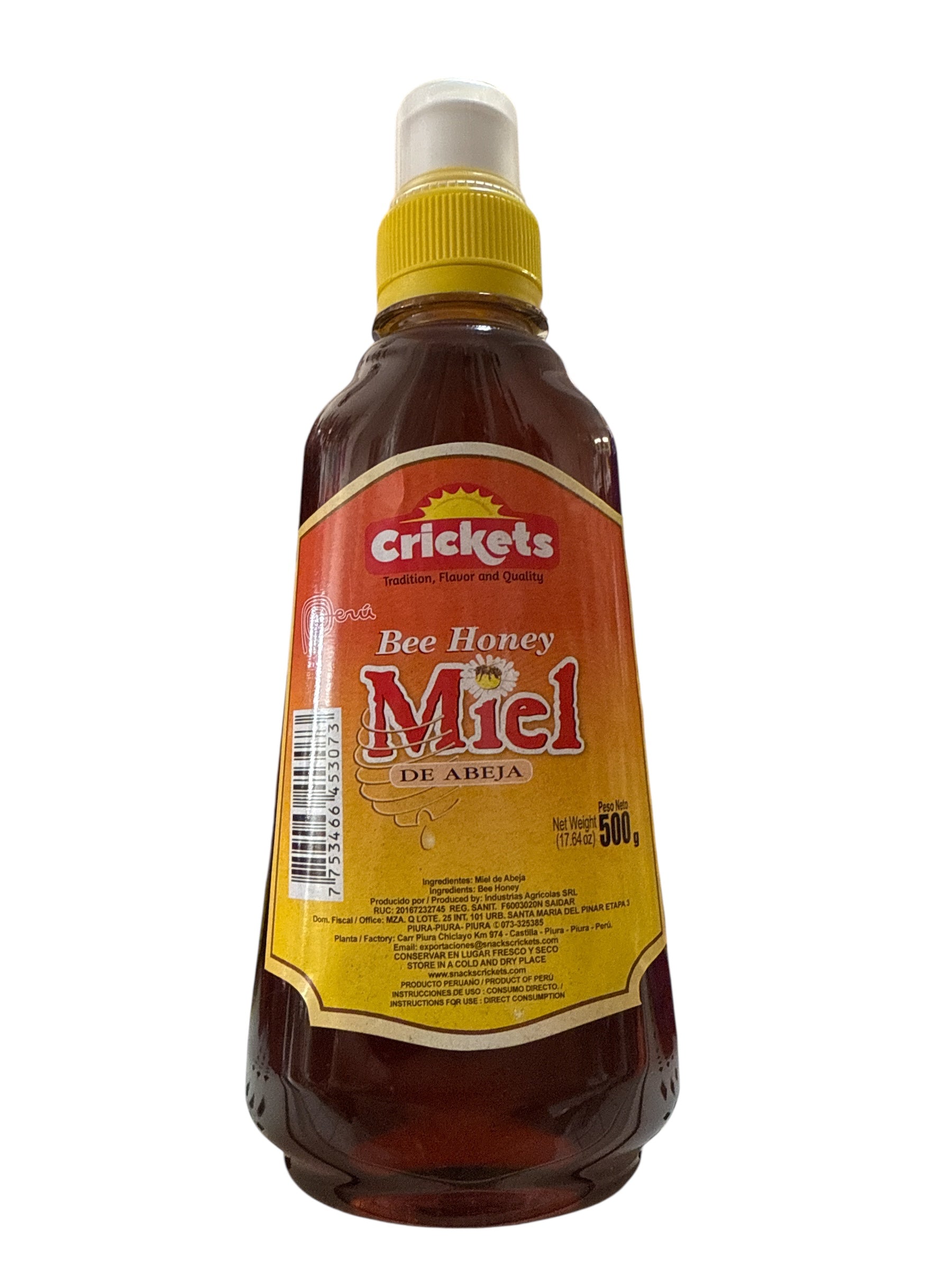 Crickets- Honey/ Miel de Abeja, 500 g