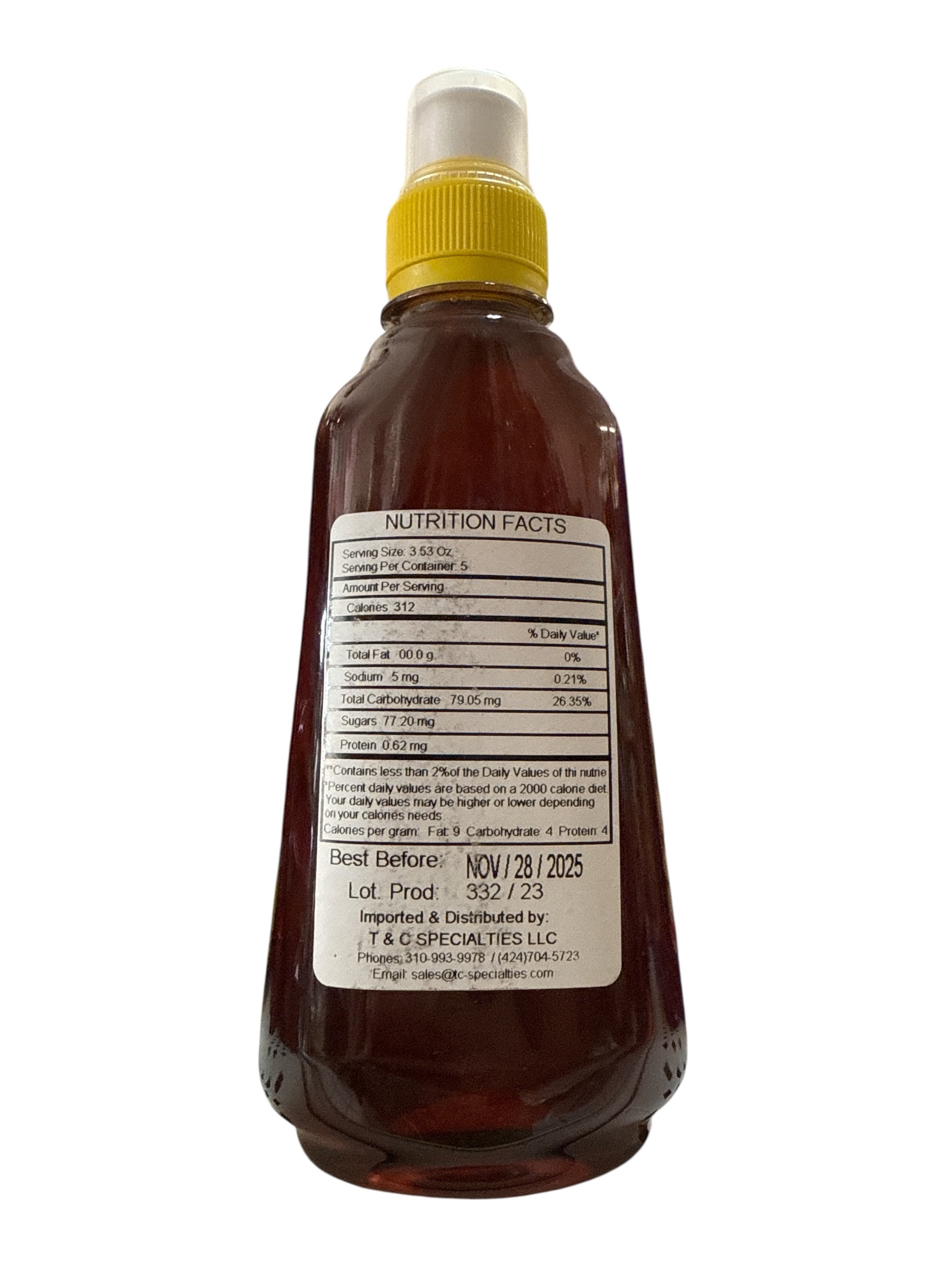 Crickets- Honey/ Miel de Abeja, 500 g