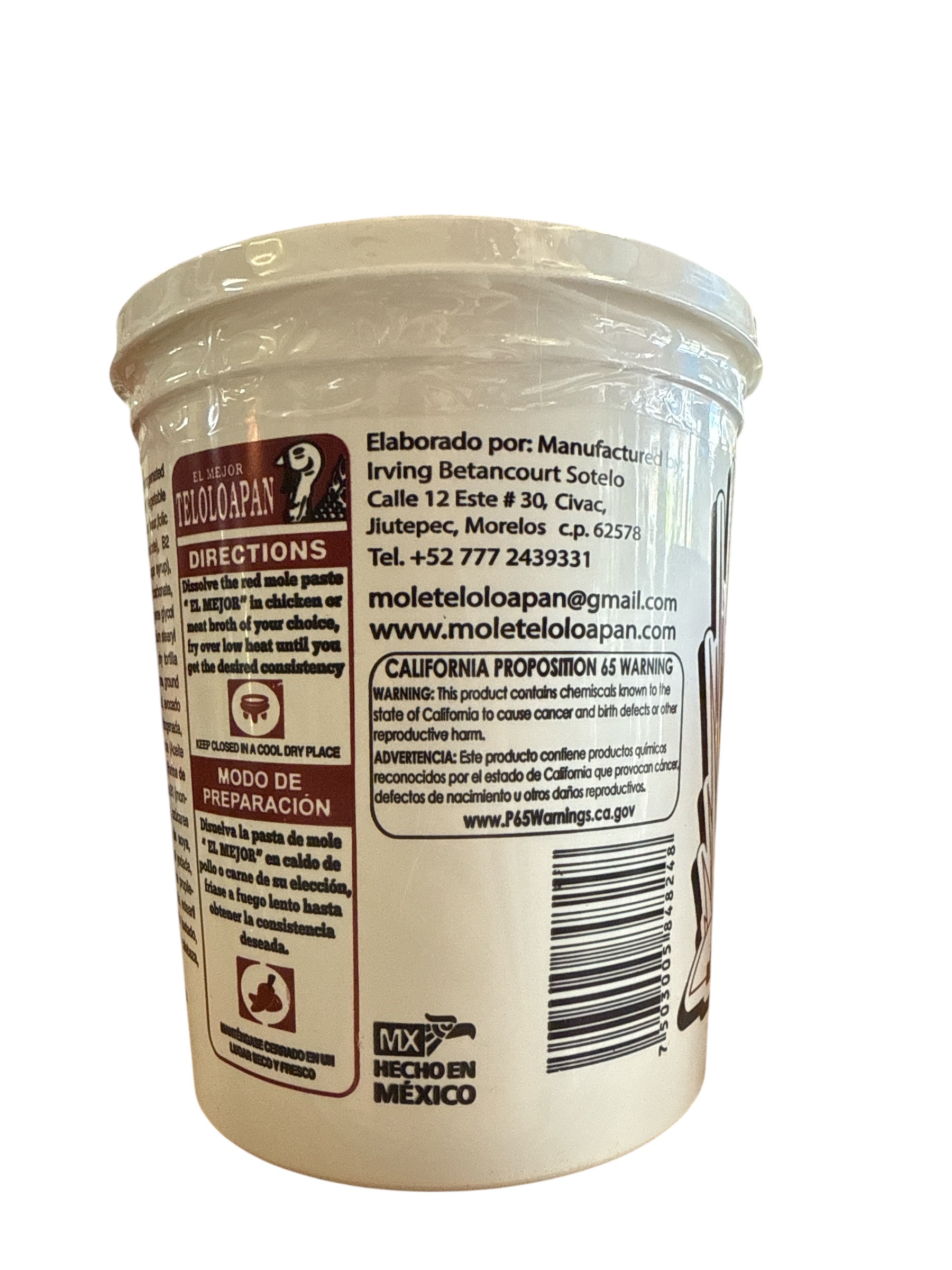 Teloloapan - Mole Rojo, 2 lb