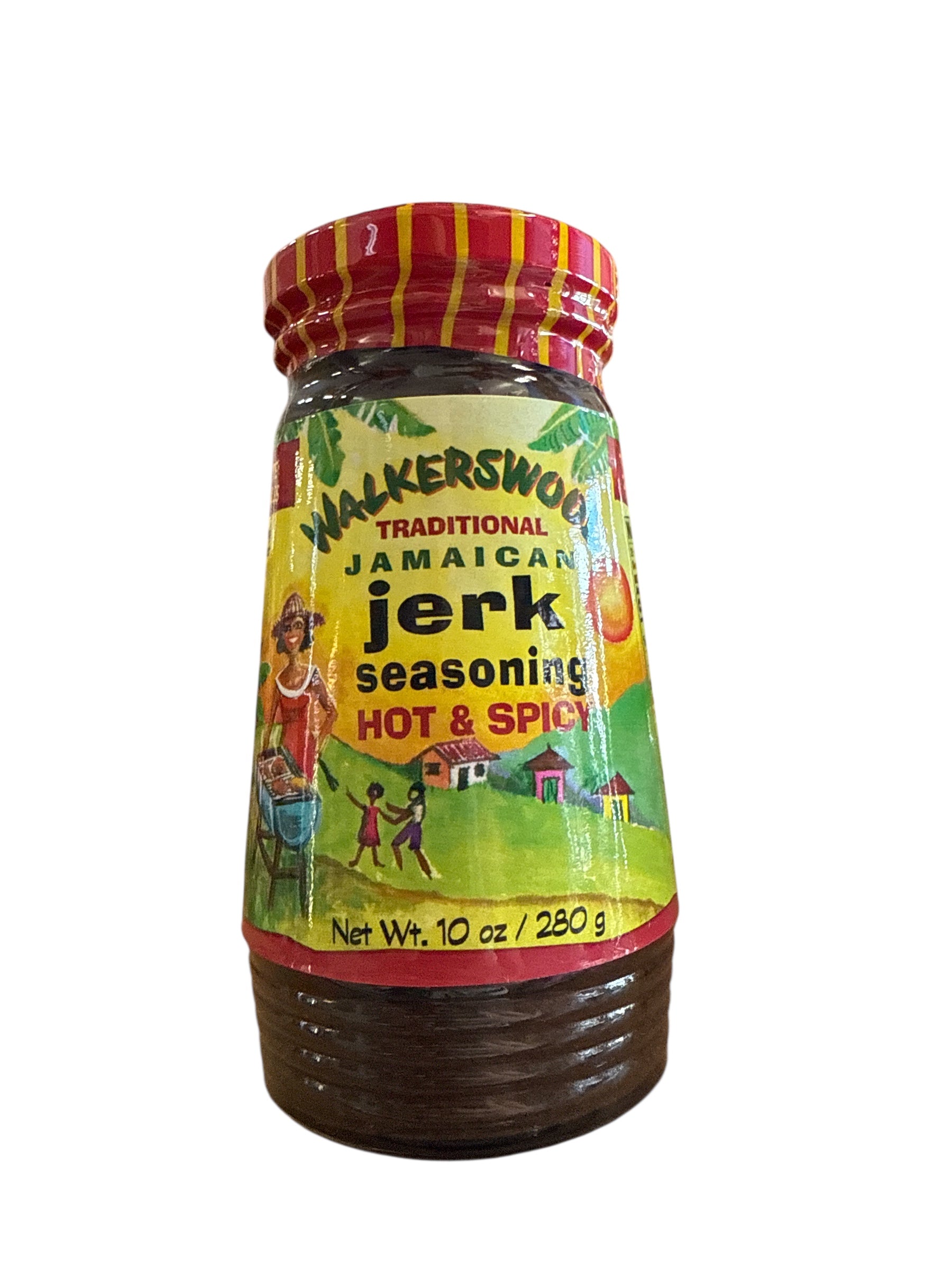 Walkerswood - Hot Jamaican jerk seasoning, 10 oz, Single Bottle