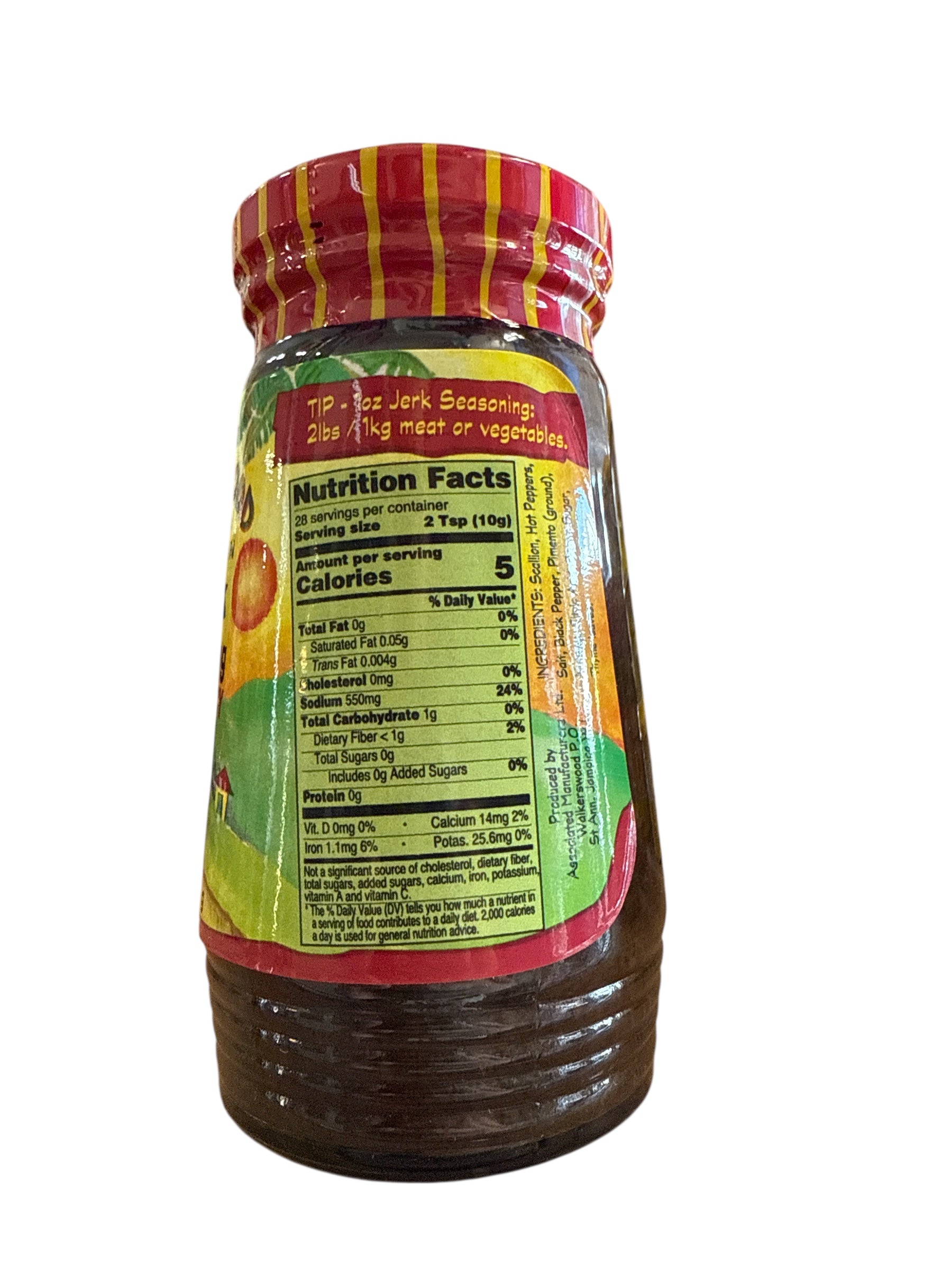 Walkerswood - Hot Jamaican jerk seasoning, 10 oz, Single Bottle