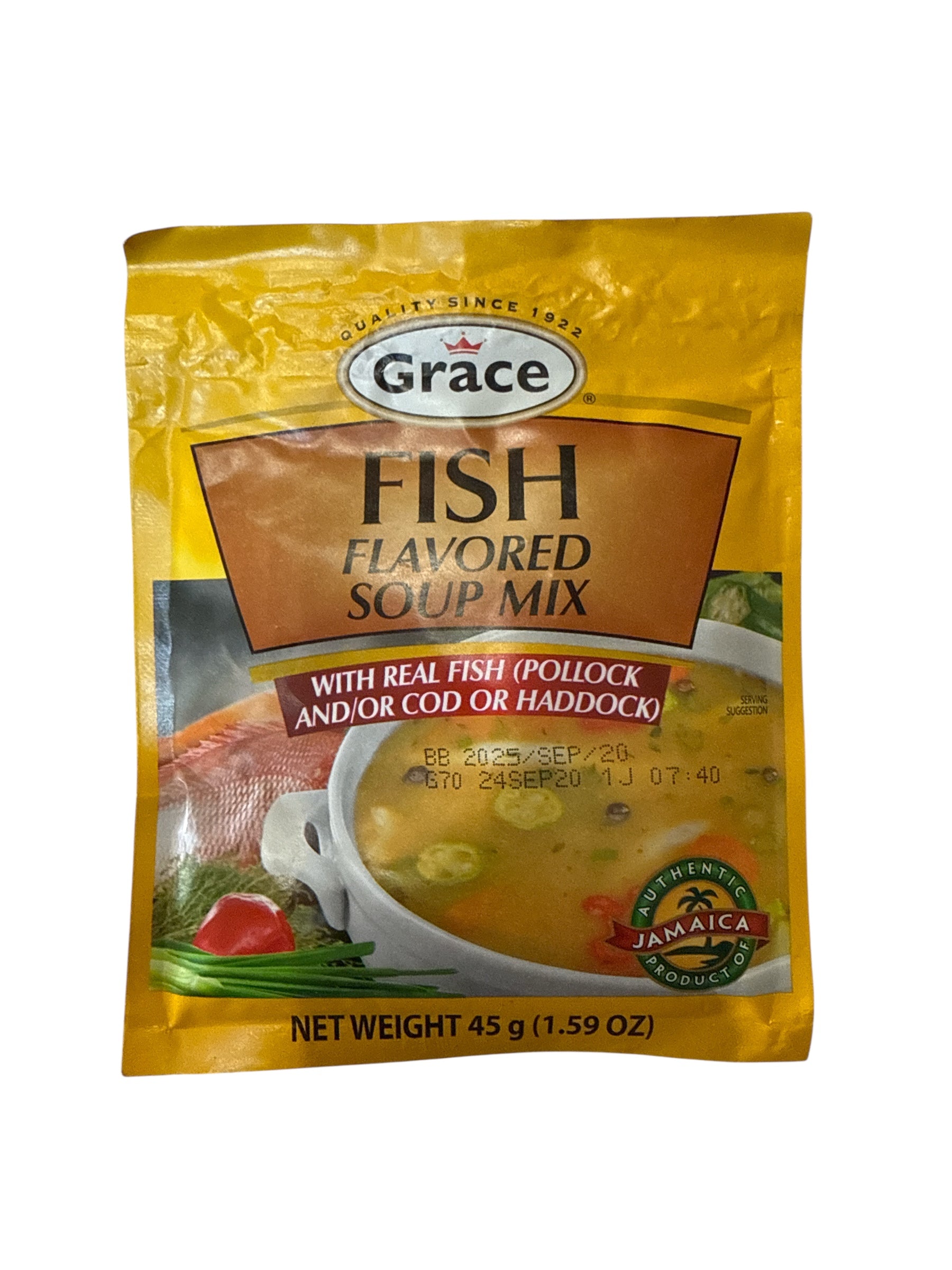 Grace - Fish Flavored Soup Mix, 1.6 oz, Single bag