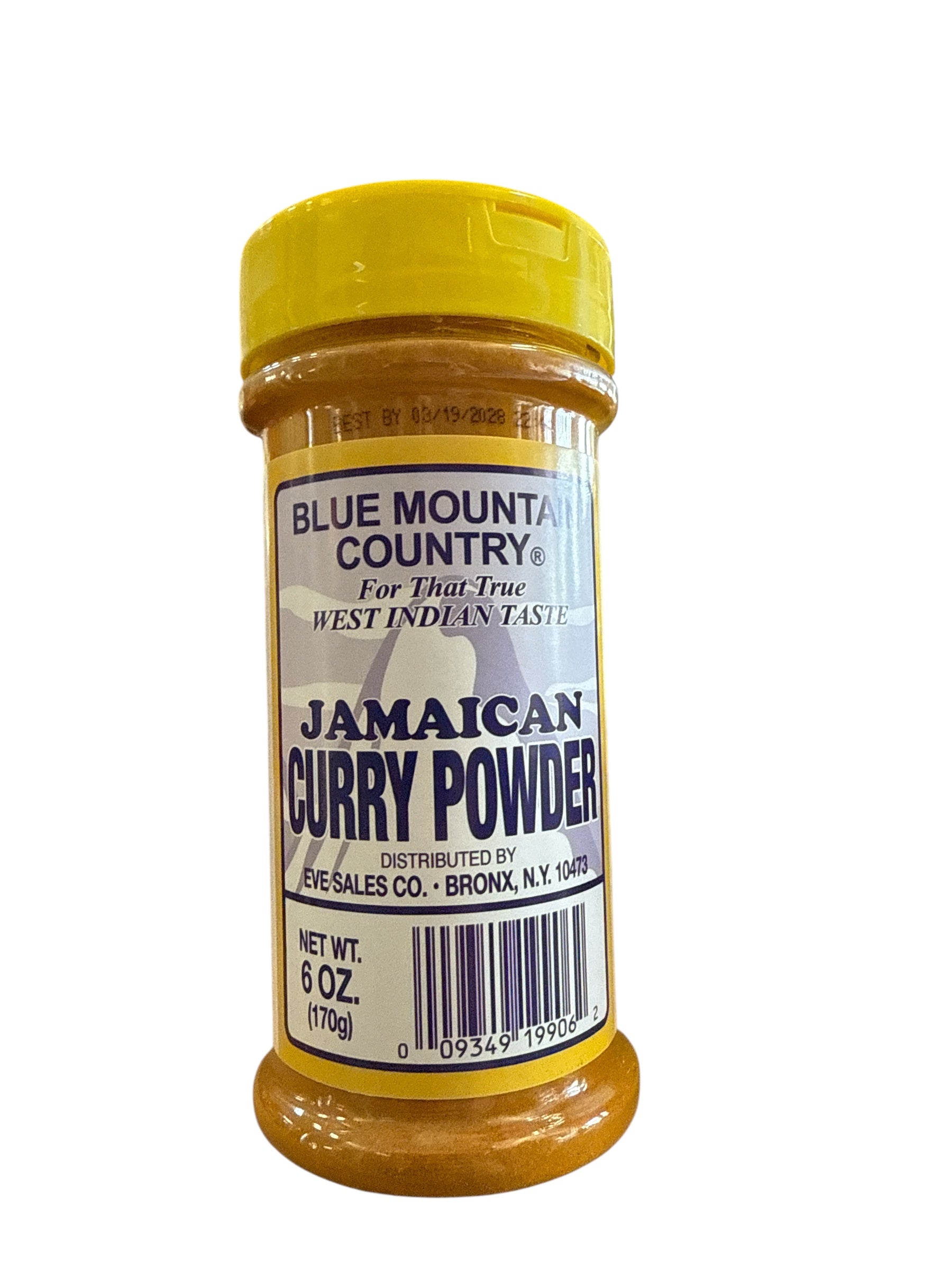 Blue Mountain Country- Mild Curry Powder, (6 oz)