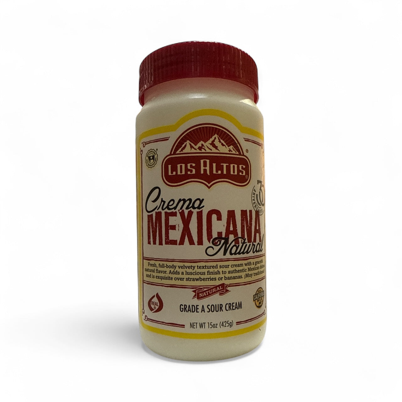 Los Altos - Crema Mexicana, 15 oz Deli Bottle