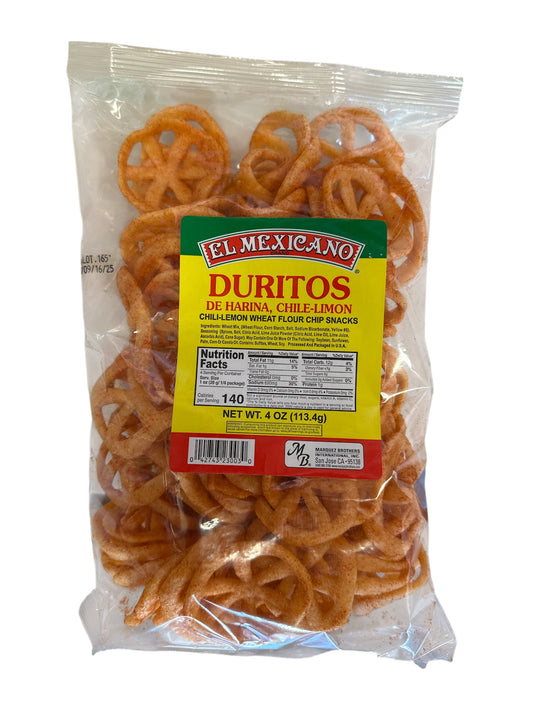 El Mexicano- Duritos con Chile y Limon, 4 oz