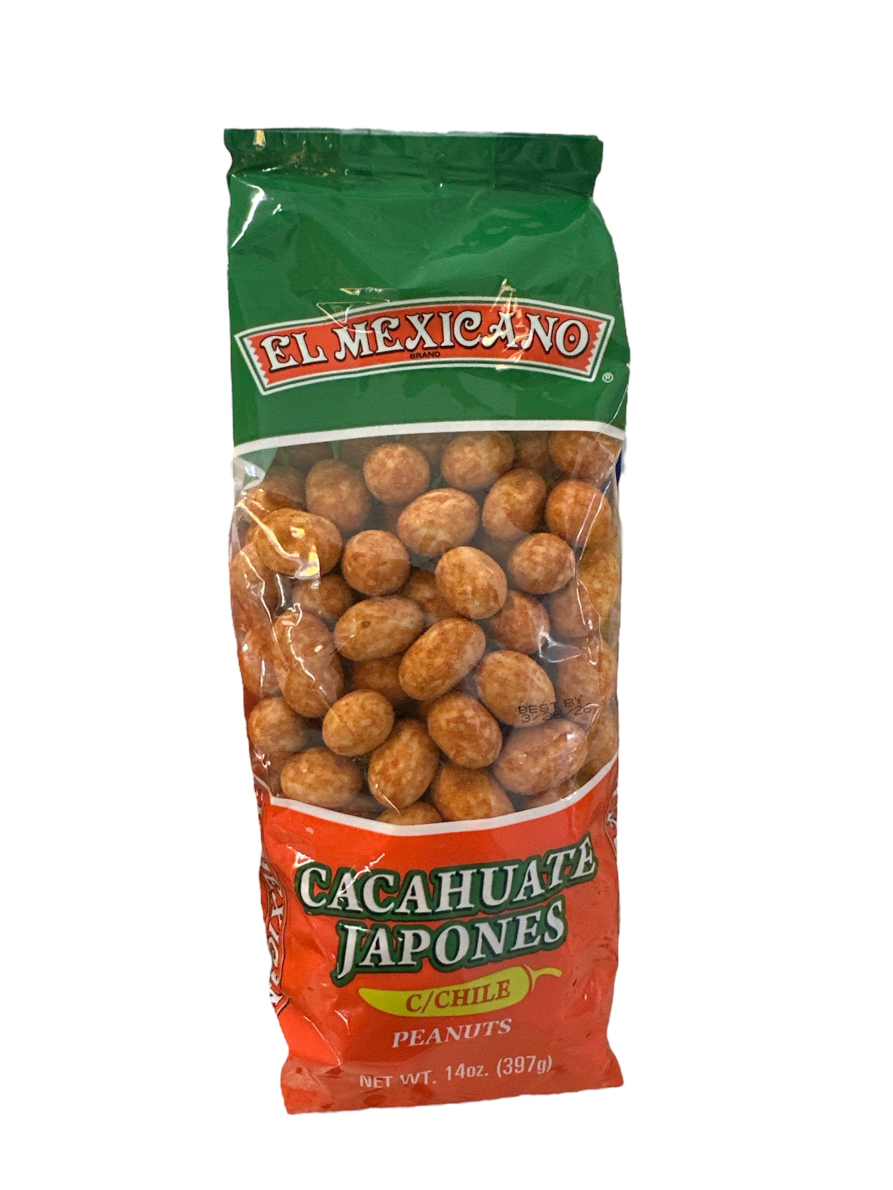 El Mexicano- Cacahuate Japonés w/ Chile, 14 oz