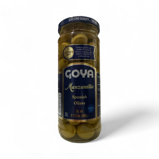 Goya - Manzanilla Olives, 9.5 oz, Single Jar