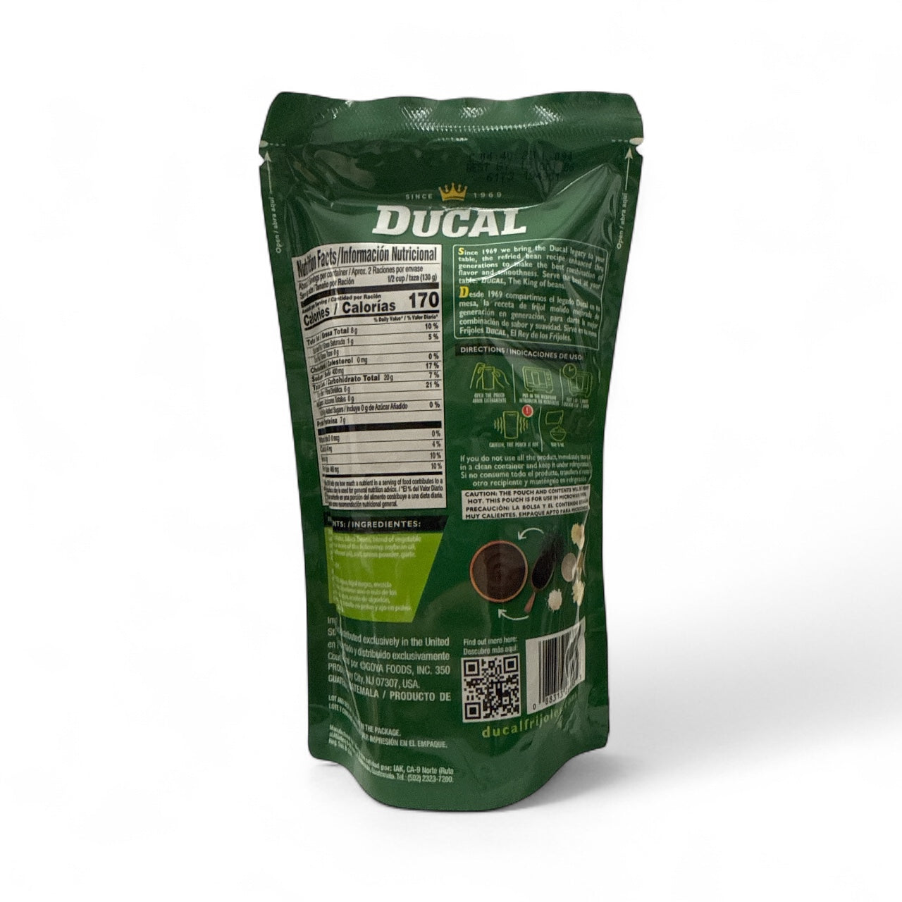 Ducal - Black Beans, 8 Oz, Single Doy-Pack