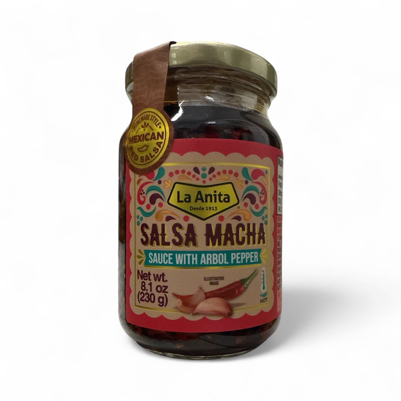 La Anita - Salsa macha con chile de arbol, 8.1 oz