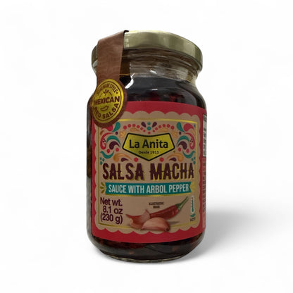 La Anita - Salsa macha con chile de arbol, 8.1 oz