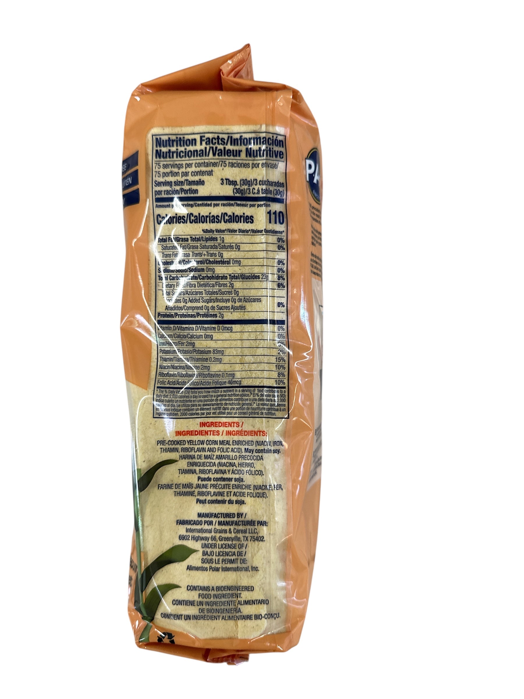 PAN - Yellow corn flour, 5 lb