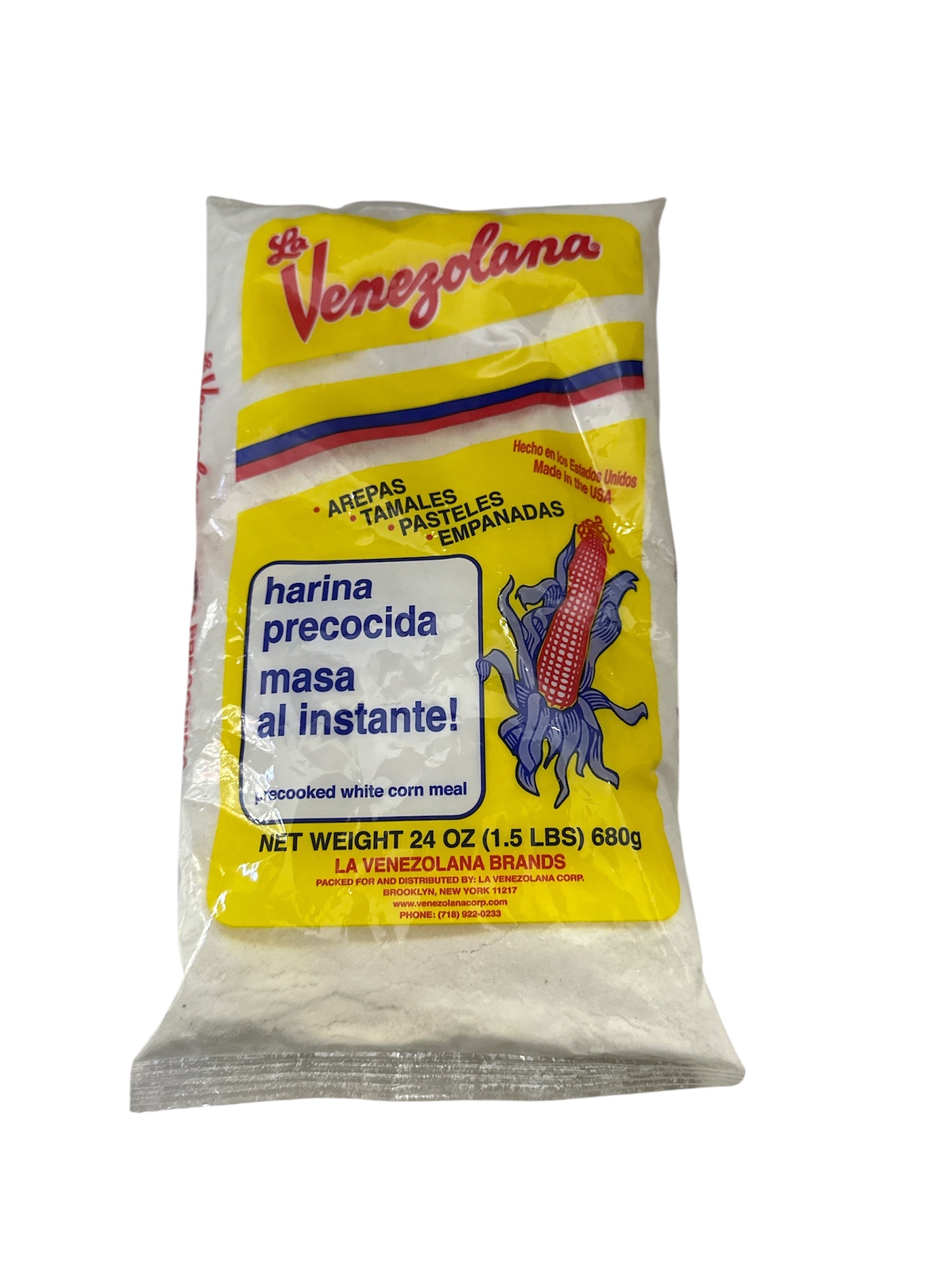 La Venezolana - White cornmeal, 24 oz, Single bag