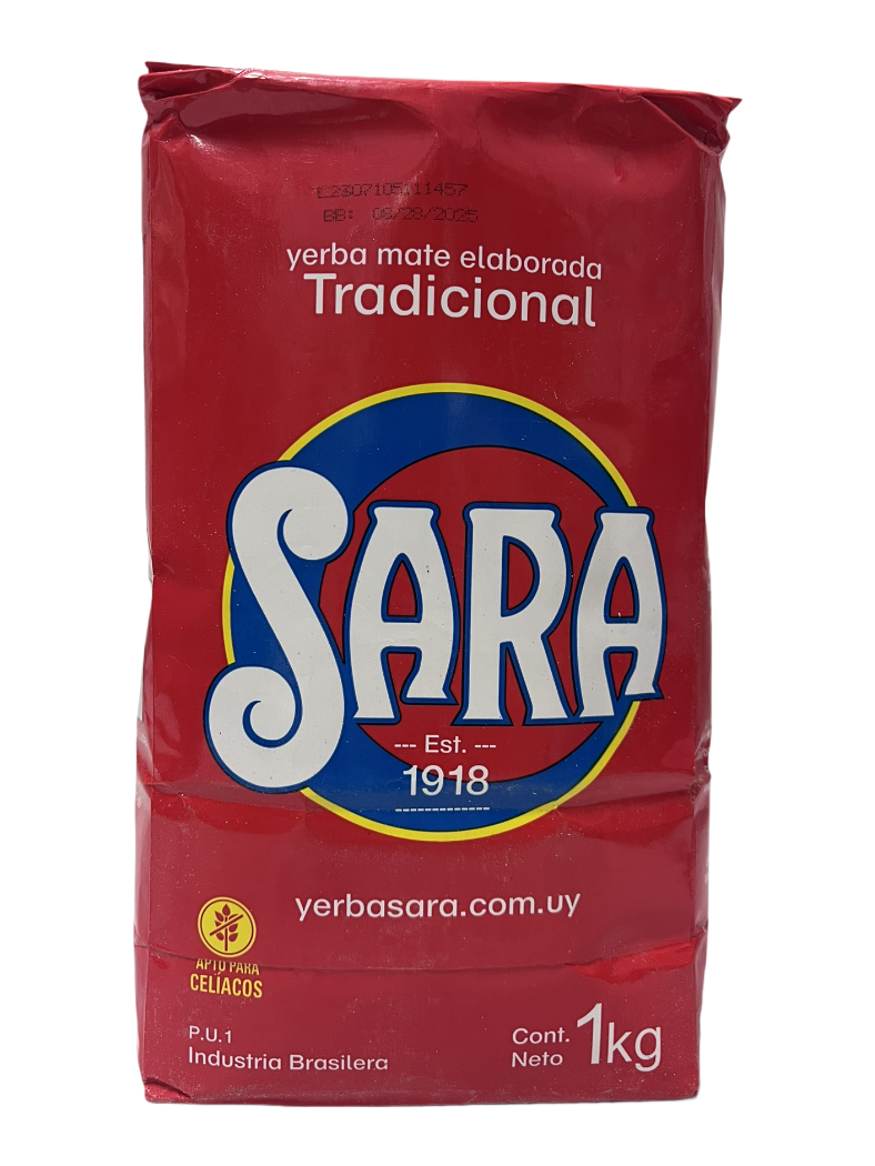 Sara - Tradicional Yerba Rojo, 1 kg, Single Pack