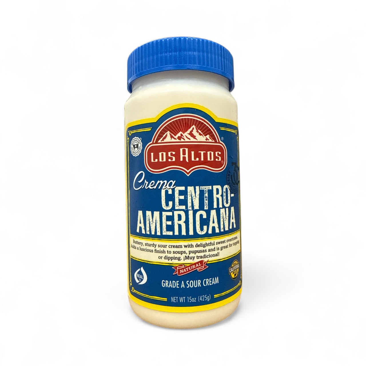 Los Altos - Crema Centro- Americana , 15 oz Deli Bottle