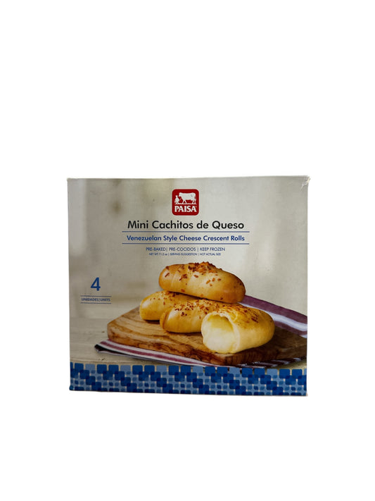 Paisa- Mini Cachitos de Queso, Box of 4