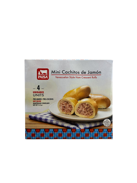 Paisa- Mini Cachitos de Jamón, Box of 4