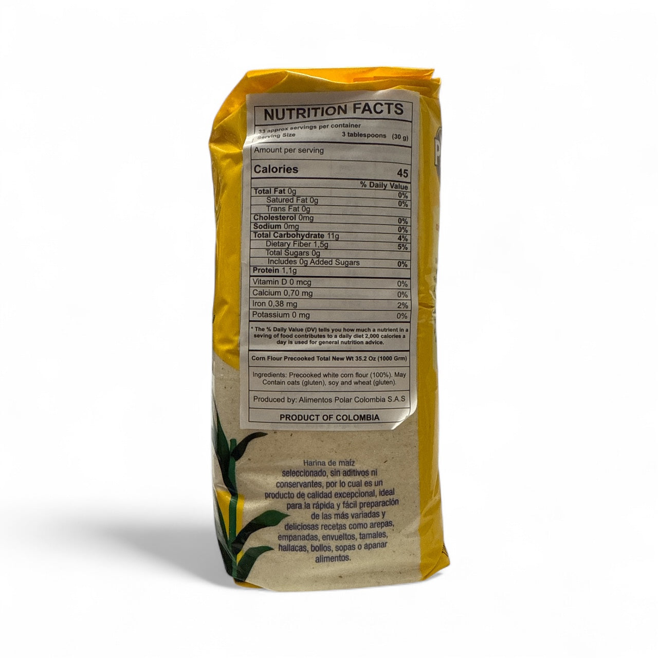 PAN - White corn flour, 35.27 Oz,