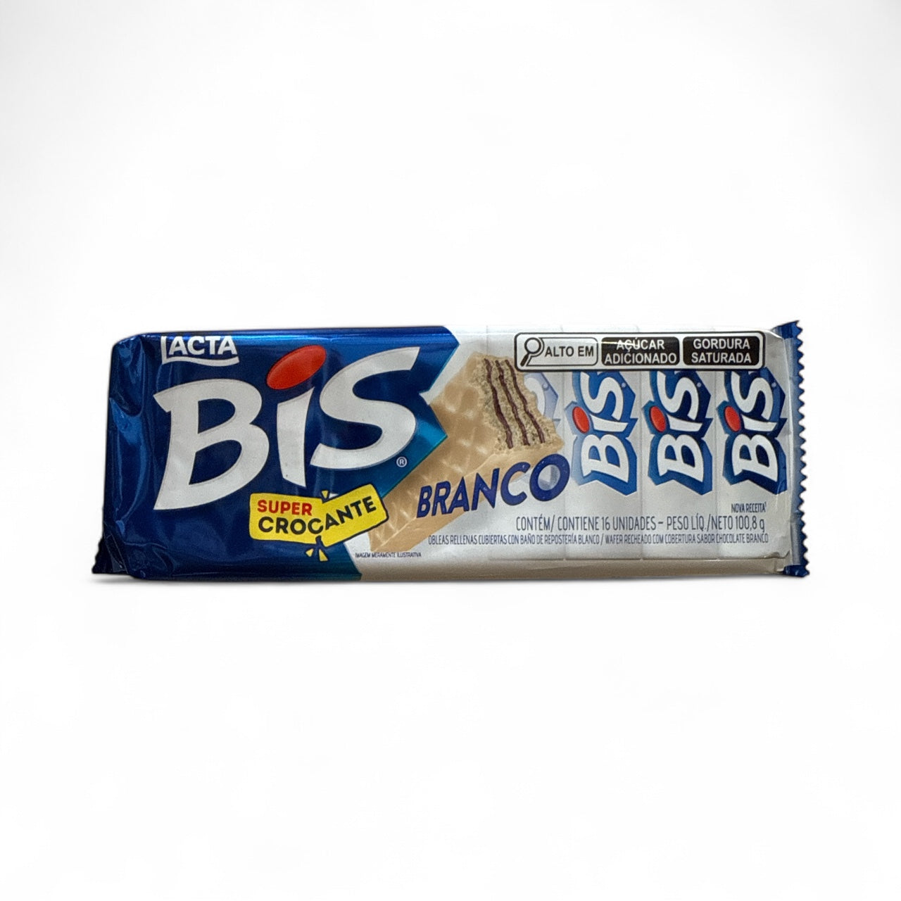 Lacta - Bis Chocolate Branco, 100.8 grs