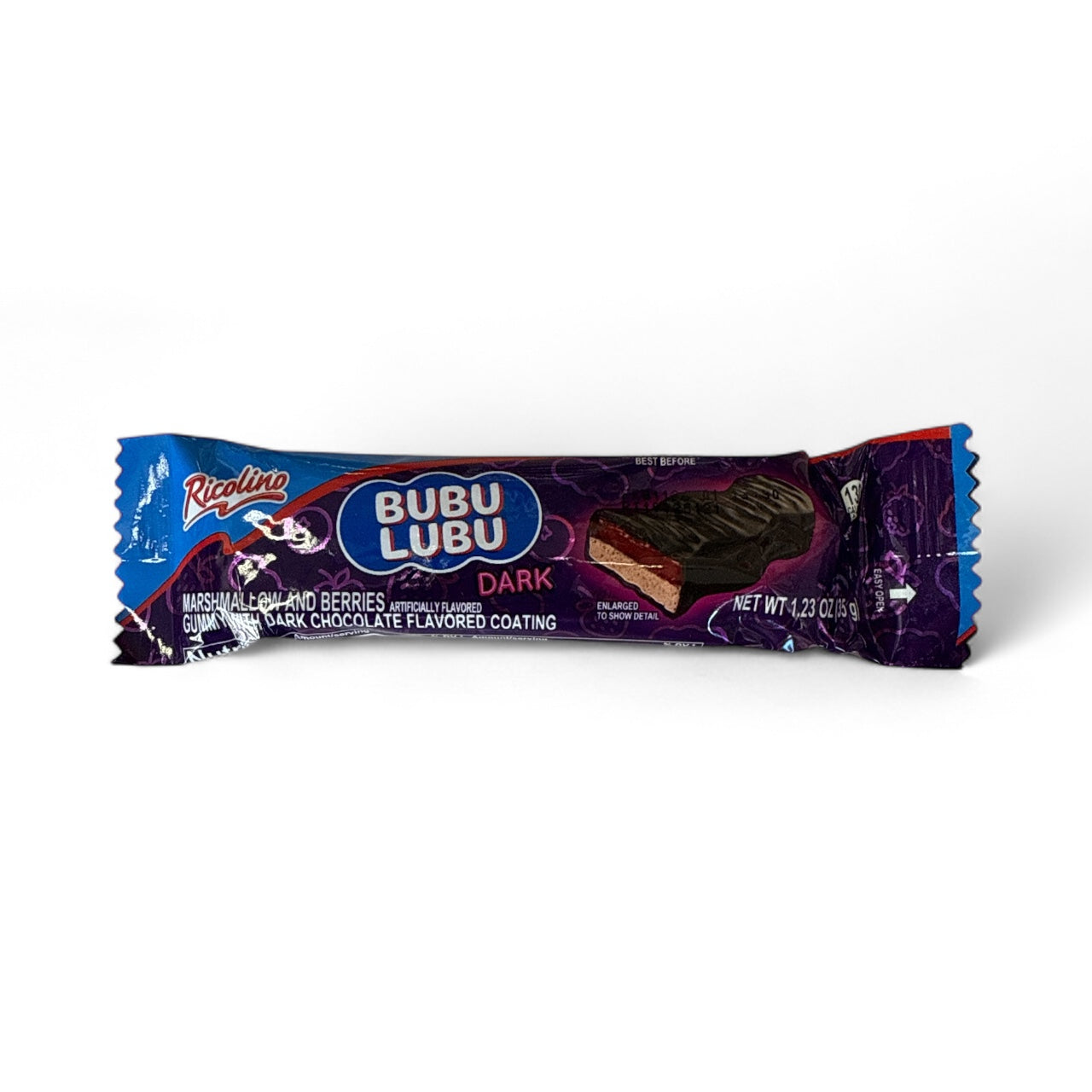 Ricolino - Bubu Lubu Berries Dark, 1.23oz, Single