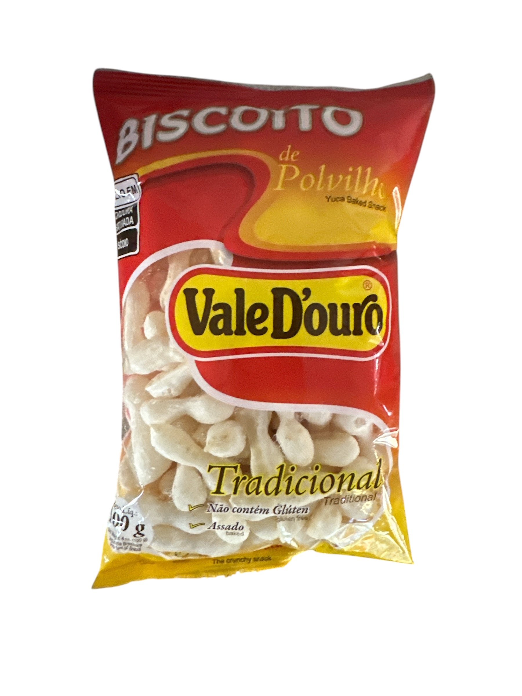 Vale D'ouro - Biscoito Polvilho Tradicional, 100 g, Single bag