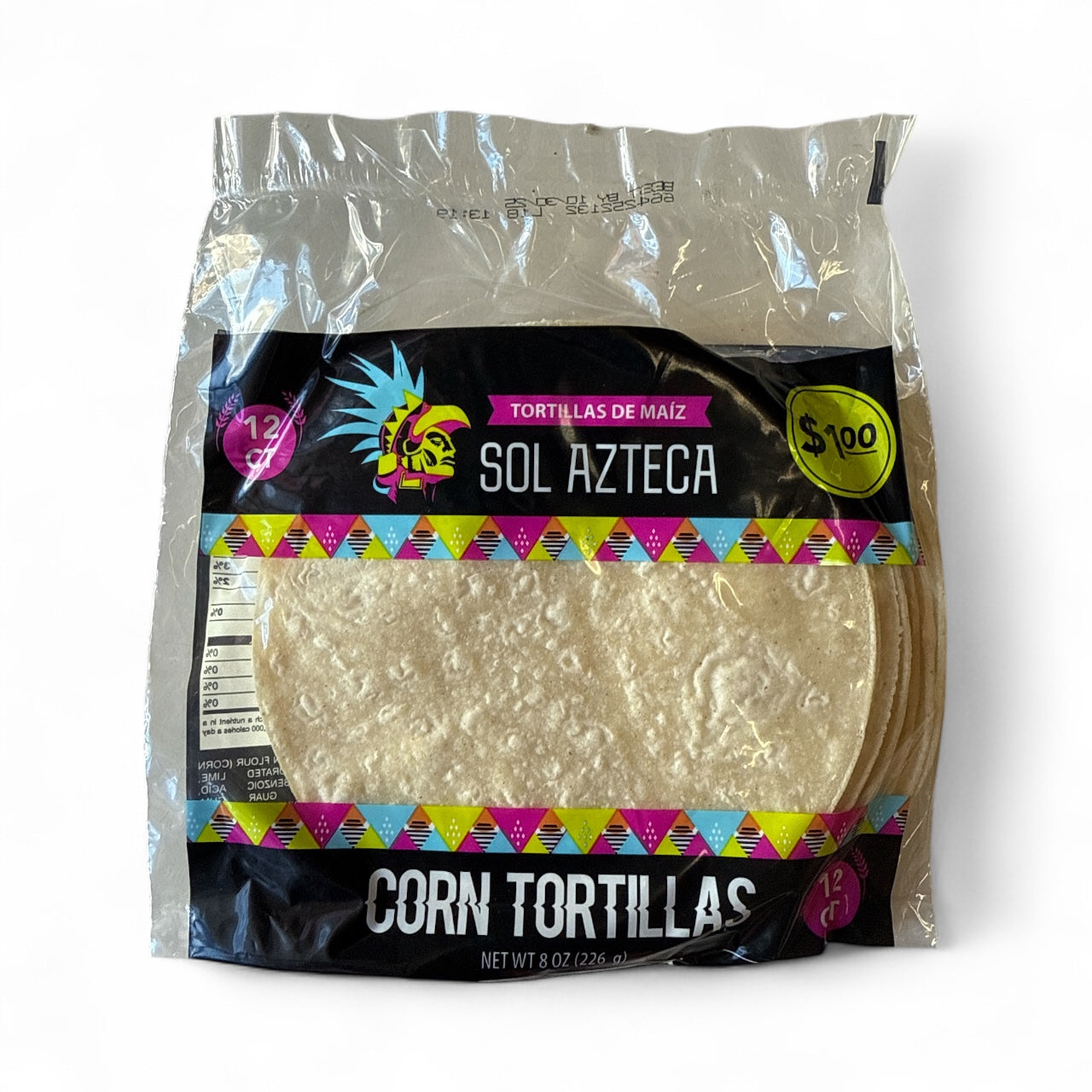 ARV - 5.75” White Corn Tortilla, 12 ct PROMO