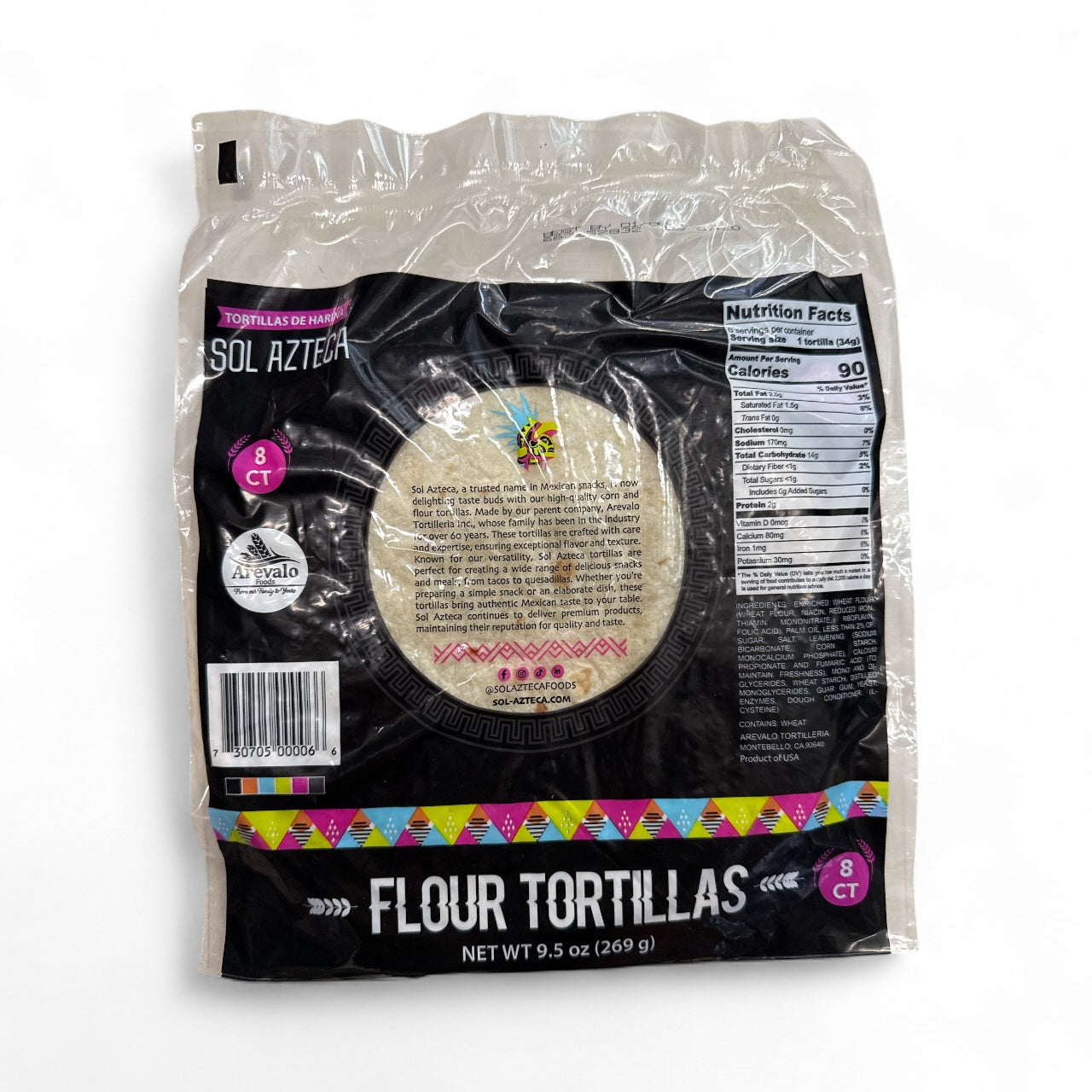 ARV - 8 Flour Tortilla, 8 ct PROMO