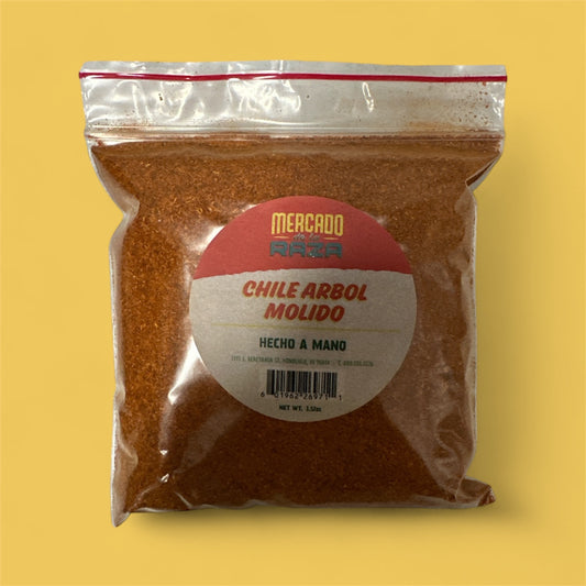 Chile de árbol molido bag